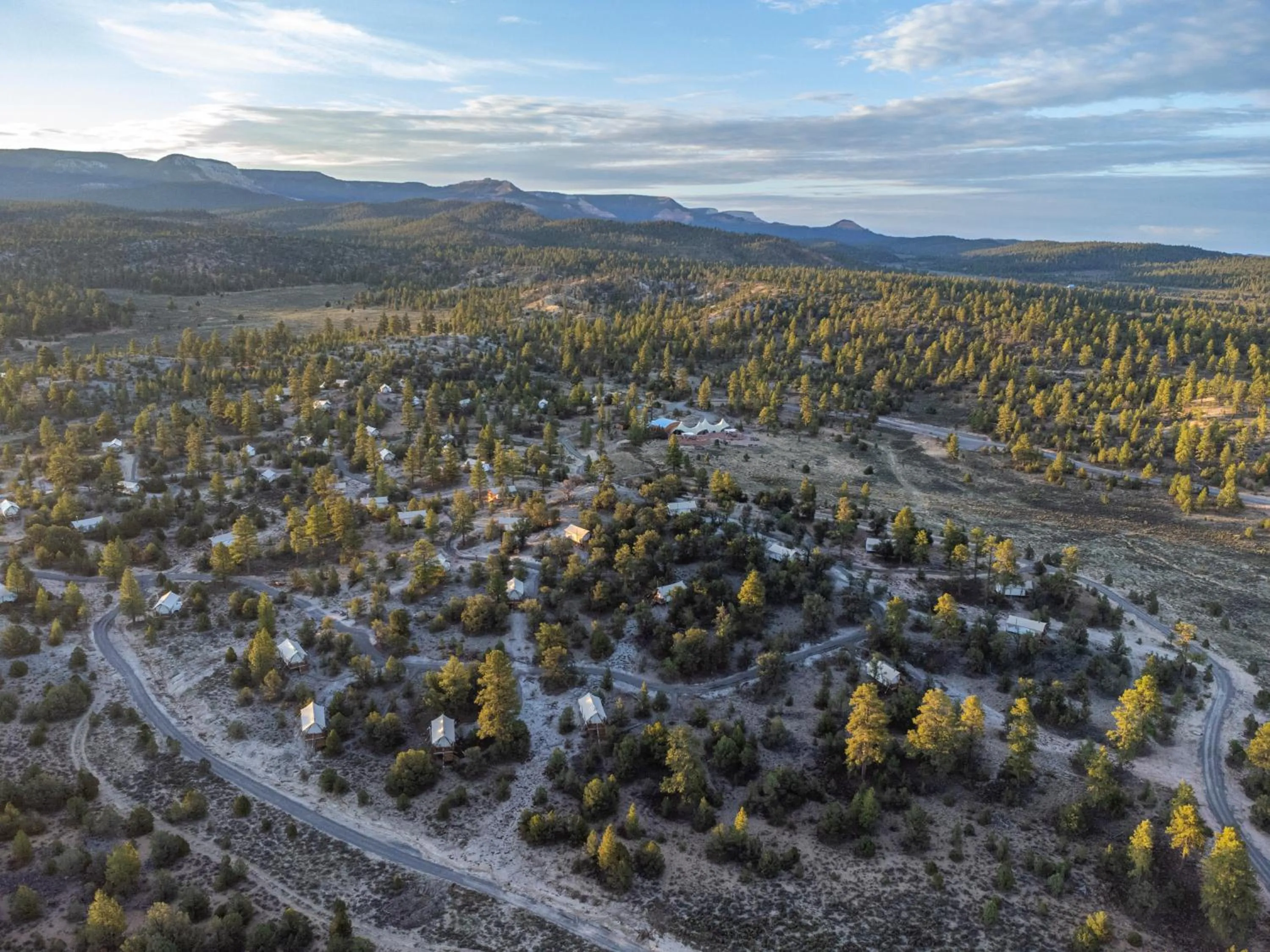 Property building in Under Canvas Bryce Canyon