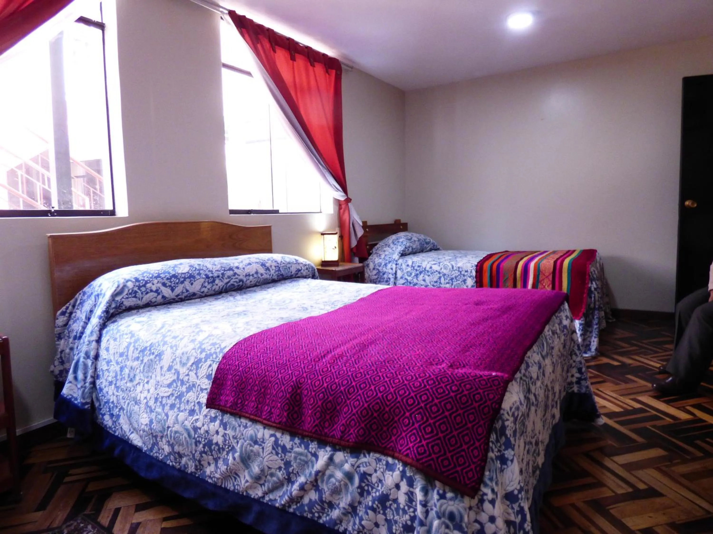 Bed in Hostal los Uros