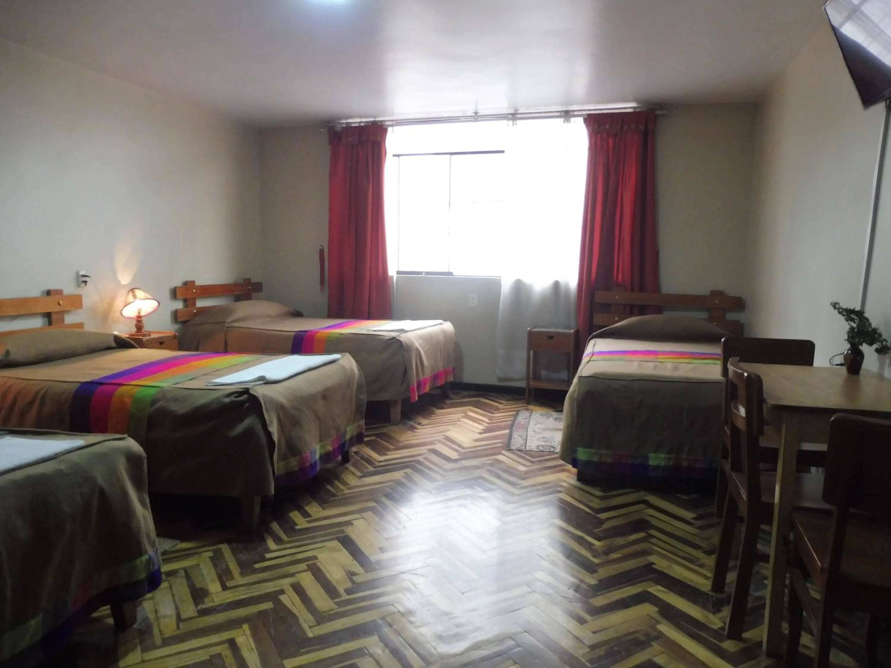 Bed in Hostal los Uros
