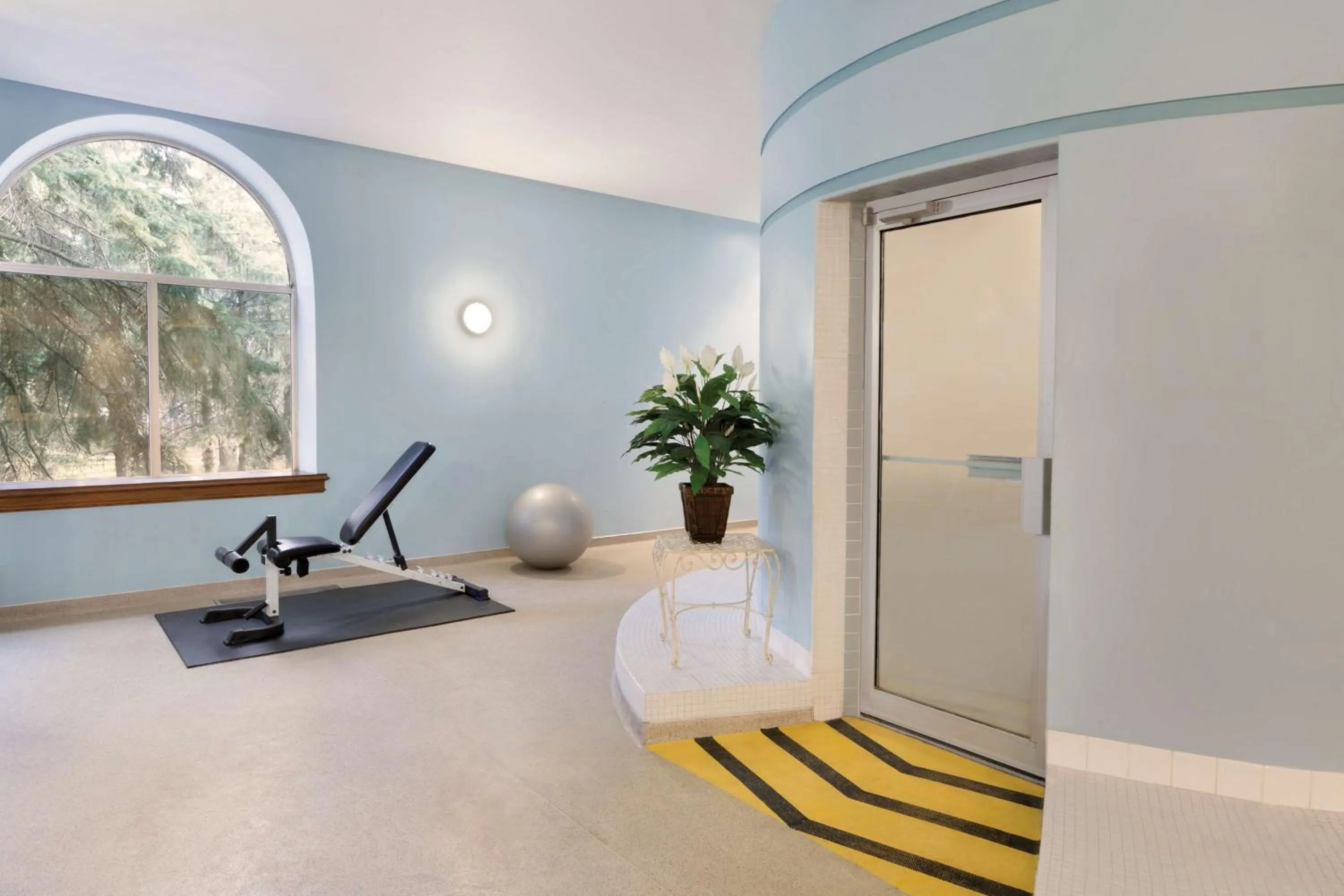 Pool view in Coast Edmonton Plaza Hotel by APA