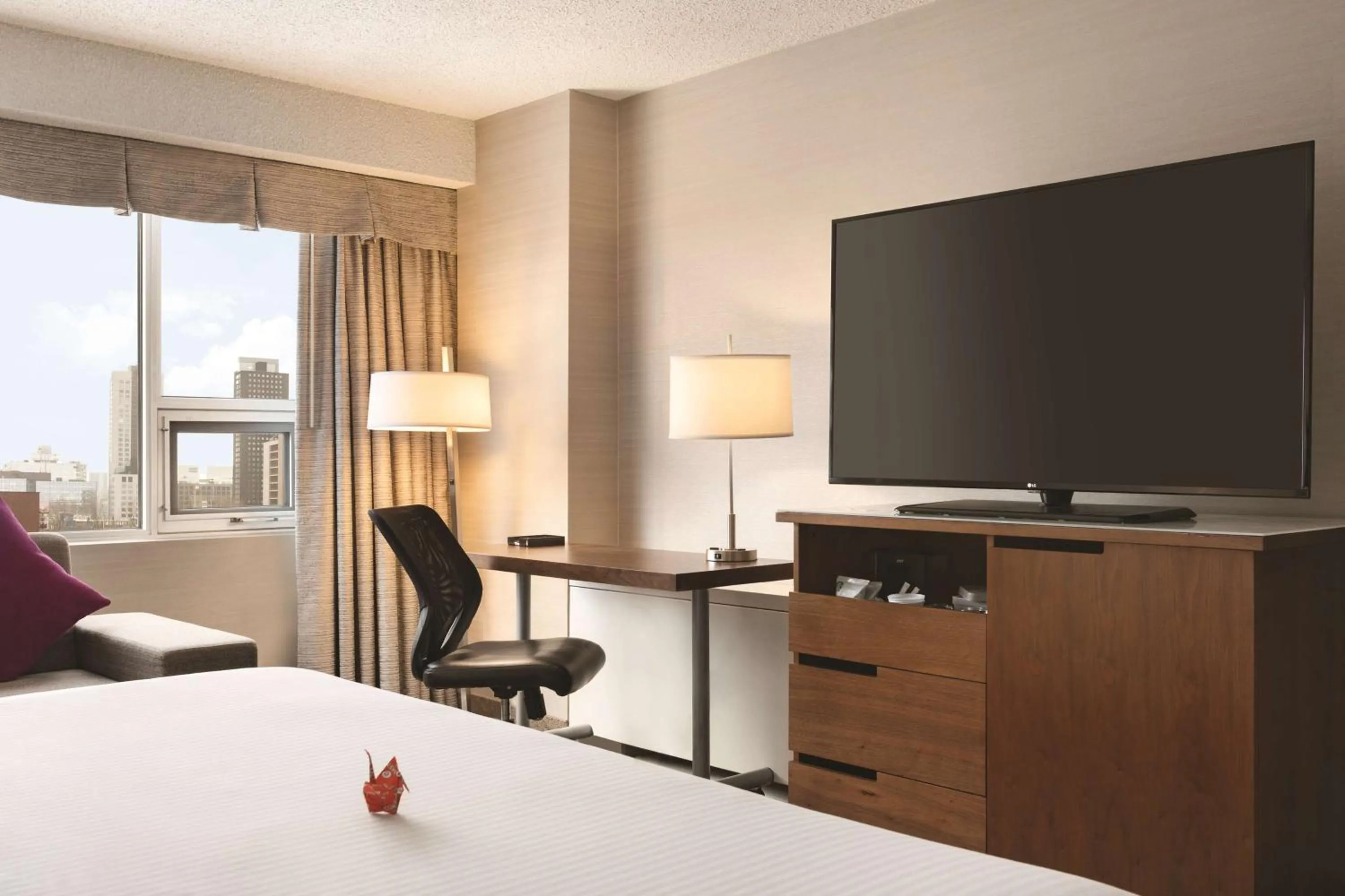 Bedroom in Coast Edmonton Plaza Hotel by APA