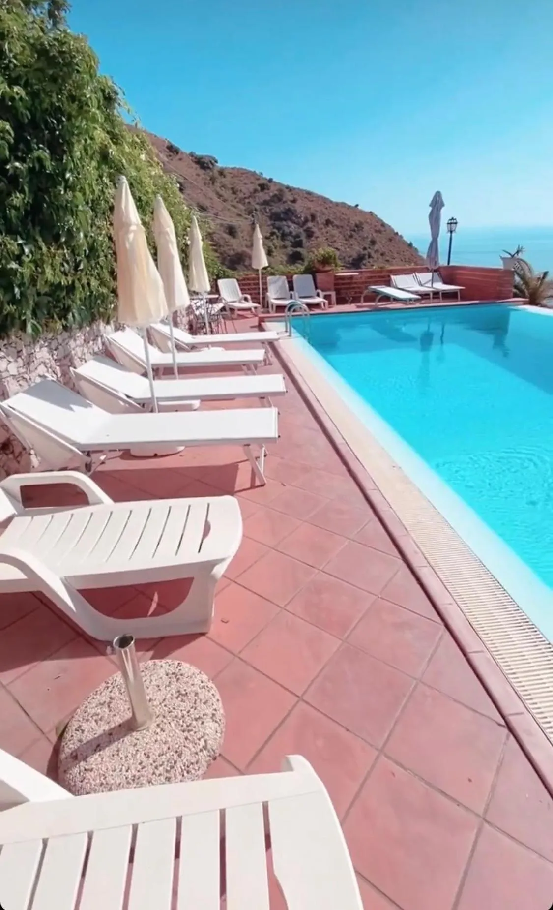 Swimming pool in Casa dei sogni Taormina
