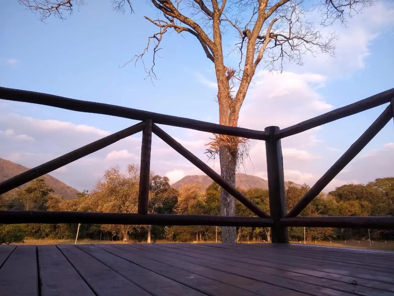 Natural landscape in Chalé Águas Claras