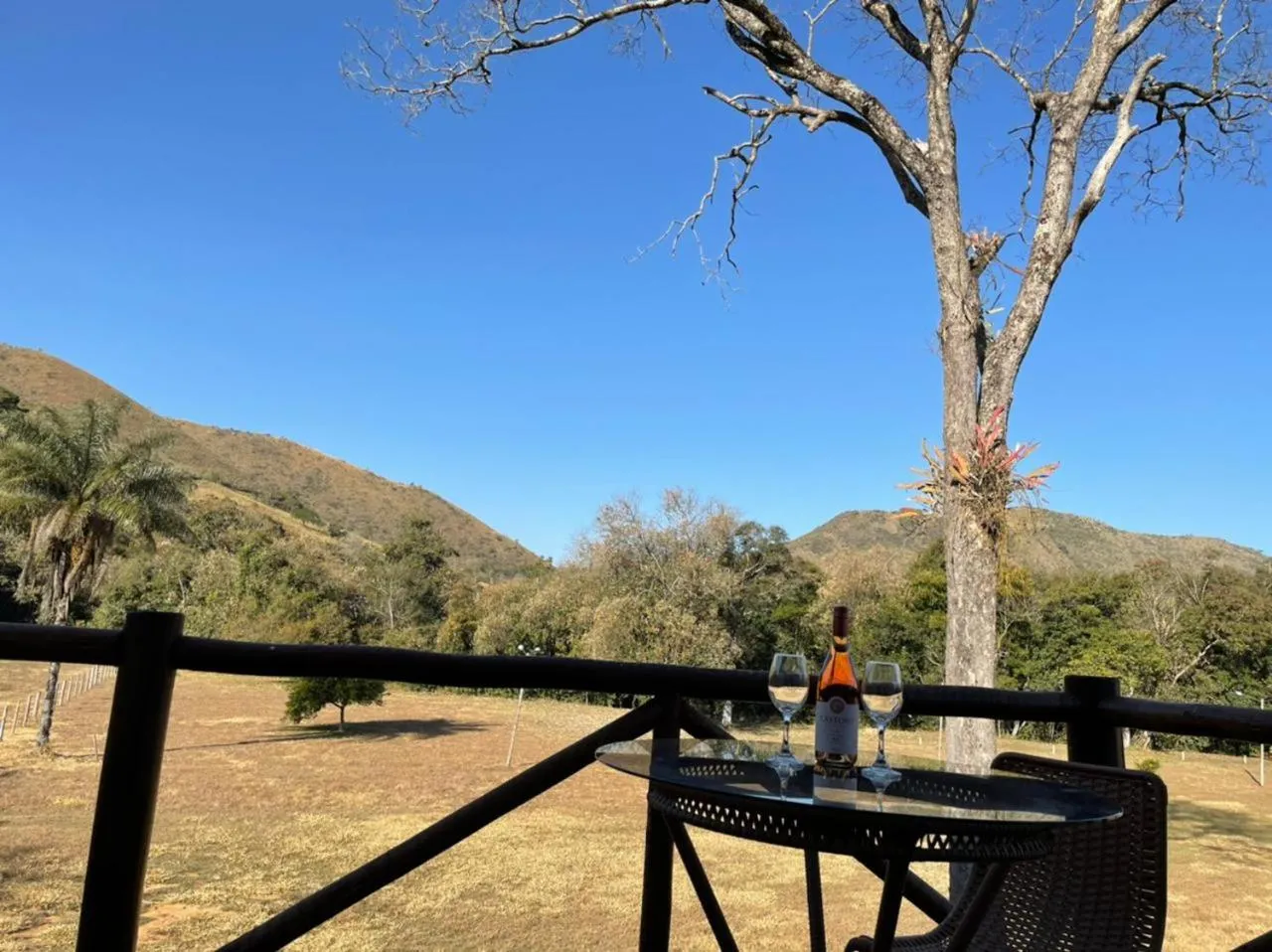 Patio in Chalé Águas Claras