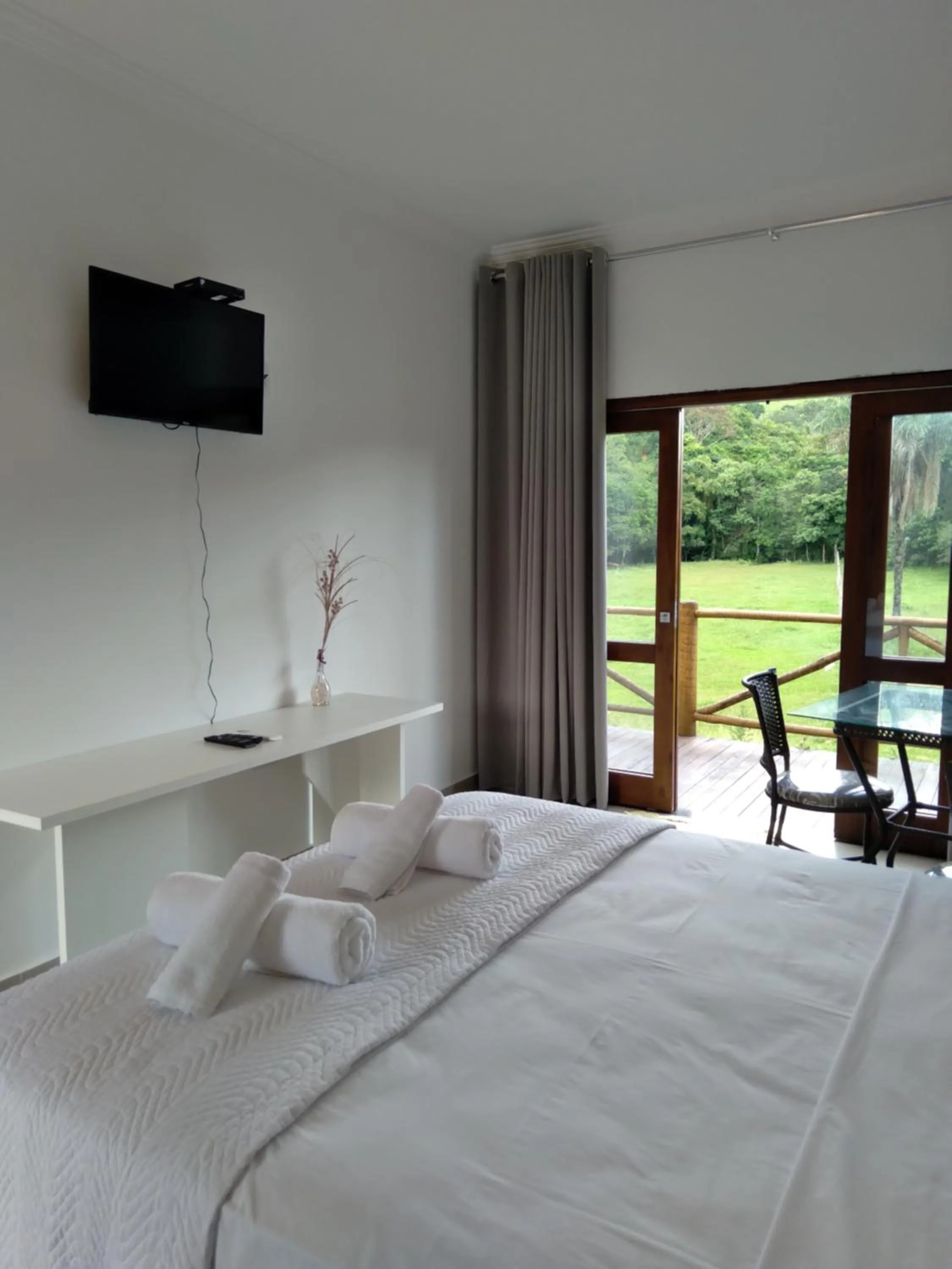 Bed in Chalé Águas Claras