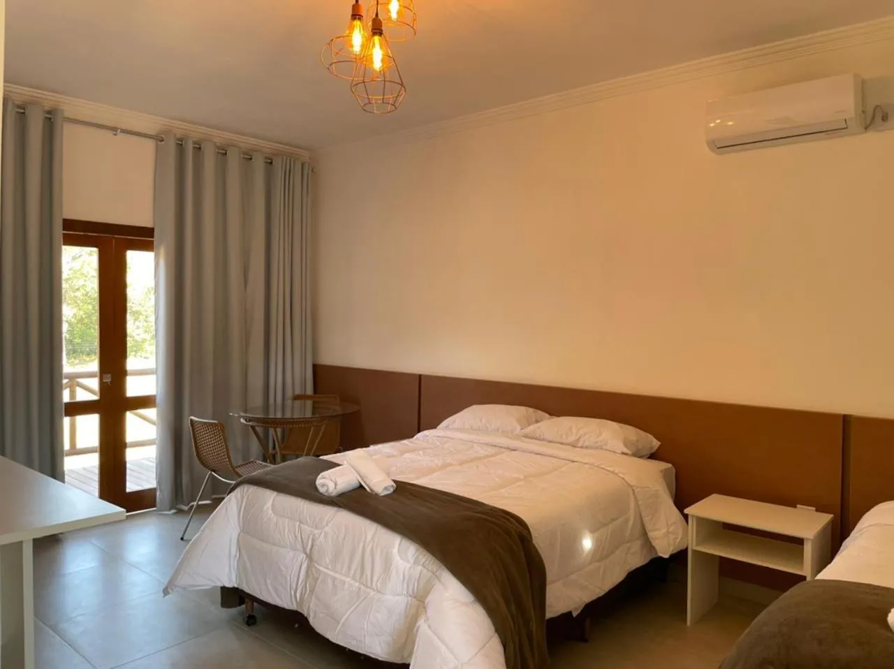 Bed in Chalé Águas Claras