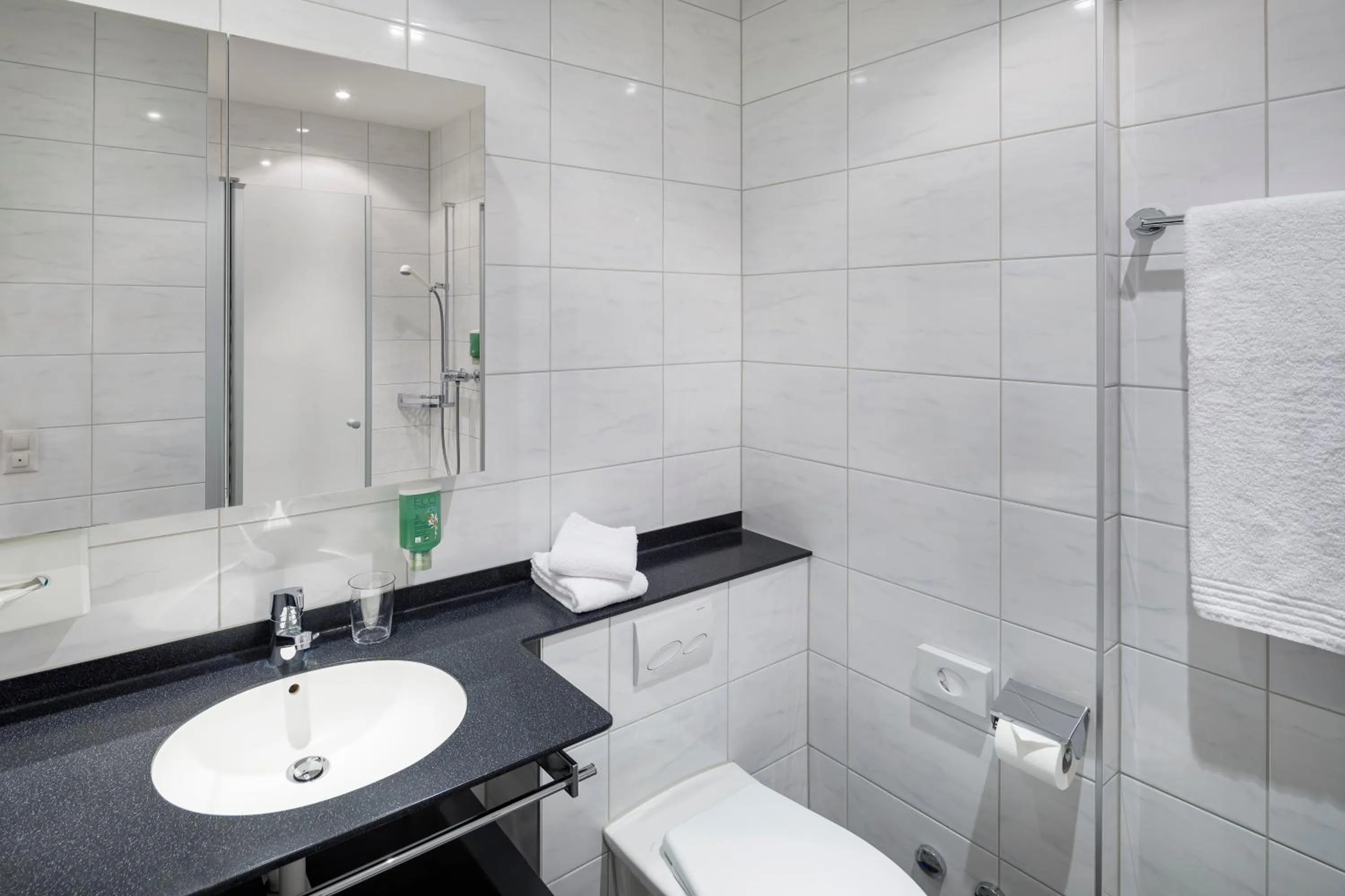 Bathroom in Hotel Stalden