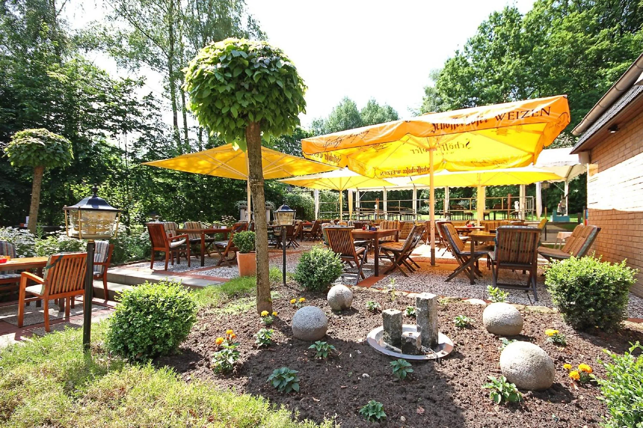 Garden in Hotel Busch-Atter