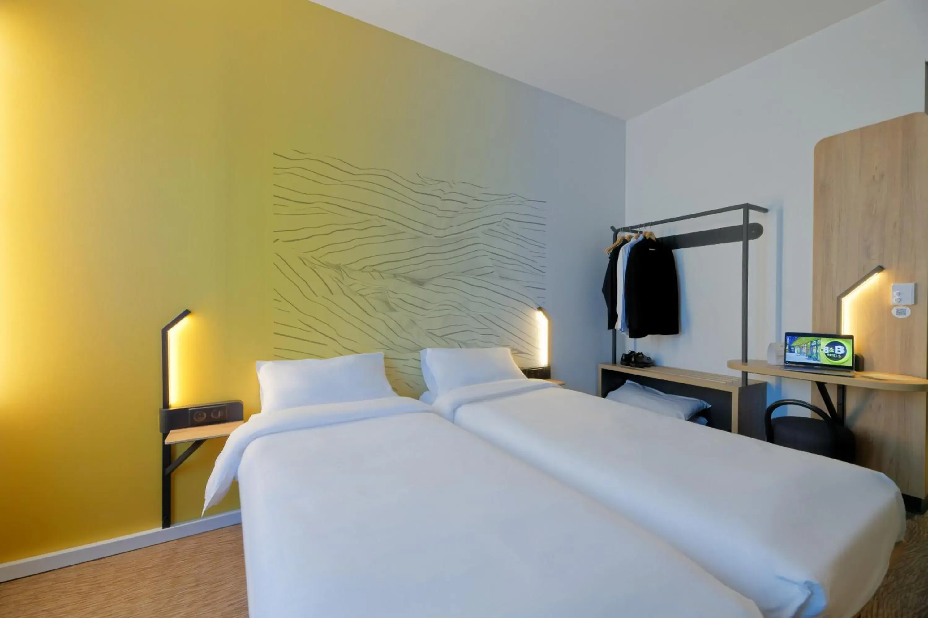 Twin Room in B&B HOTEL Le Touquet Twin Room in B&B HOTEL Le Touquet