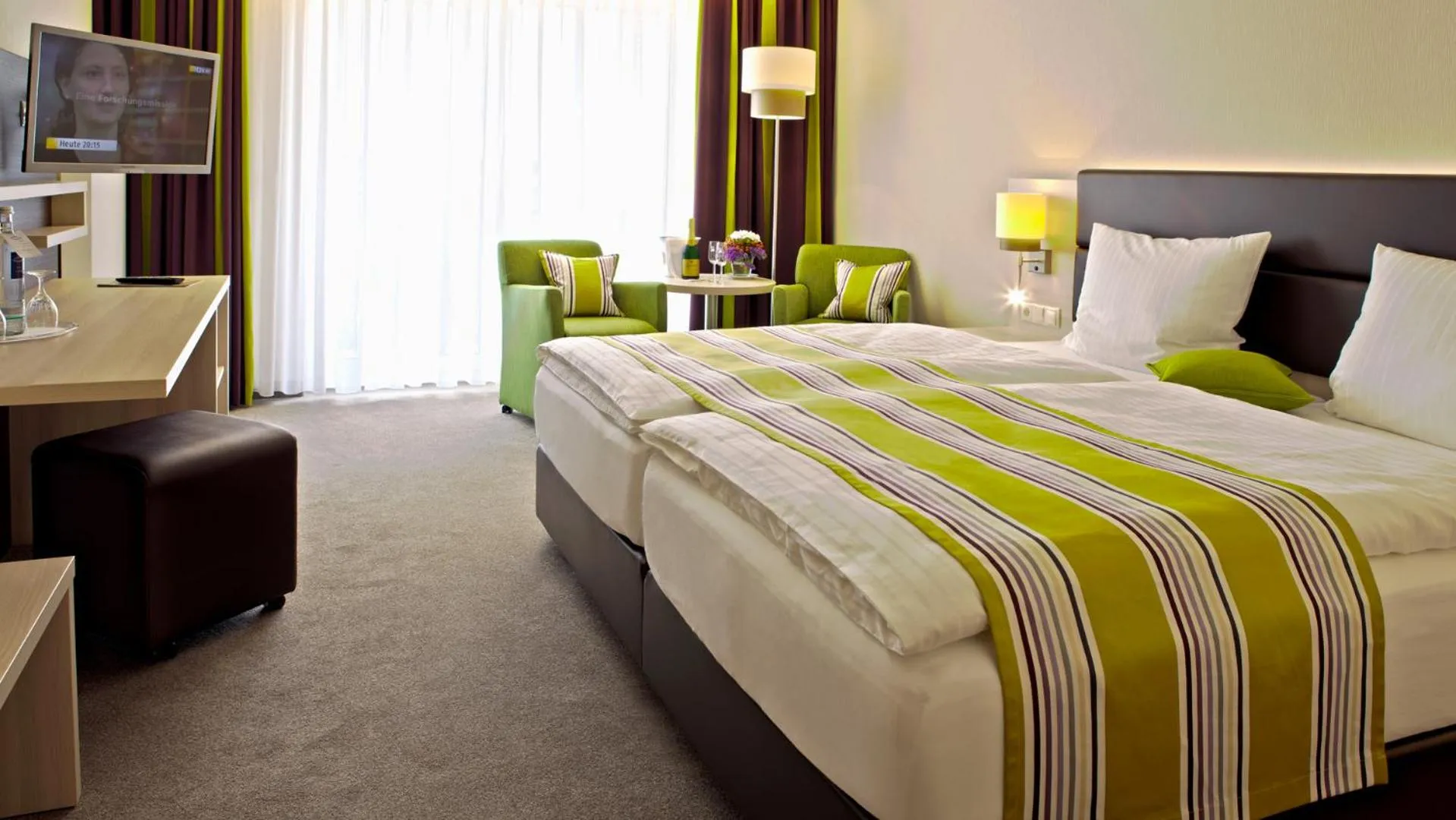 Bedroom, Bed in Landgasthof Eiserner Ritter