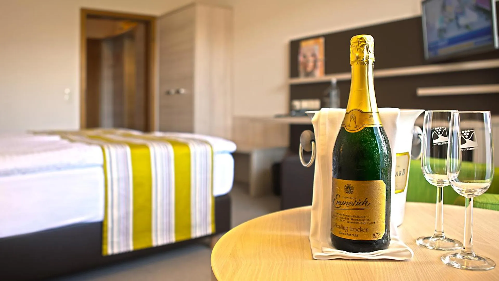 Bedroom, Bed in Landgasthof Eiserner Ritter