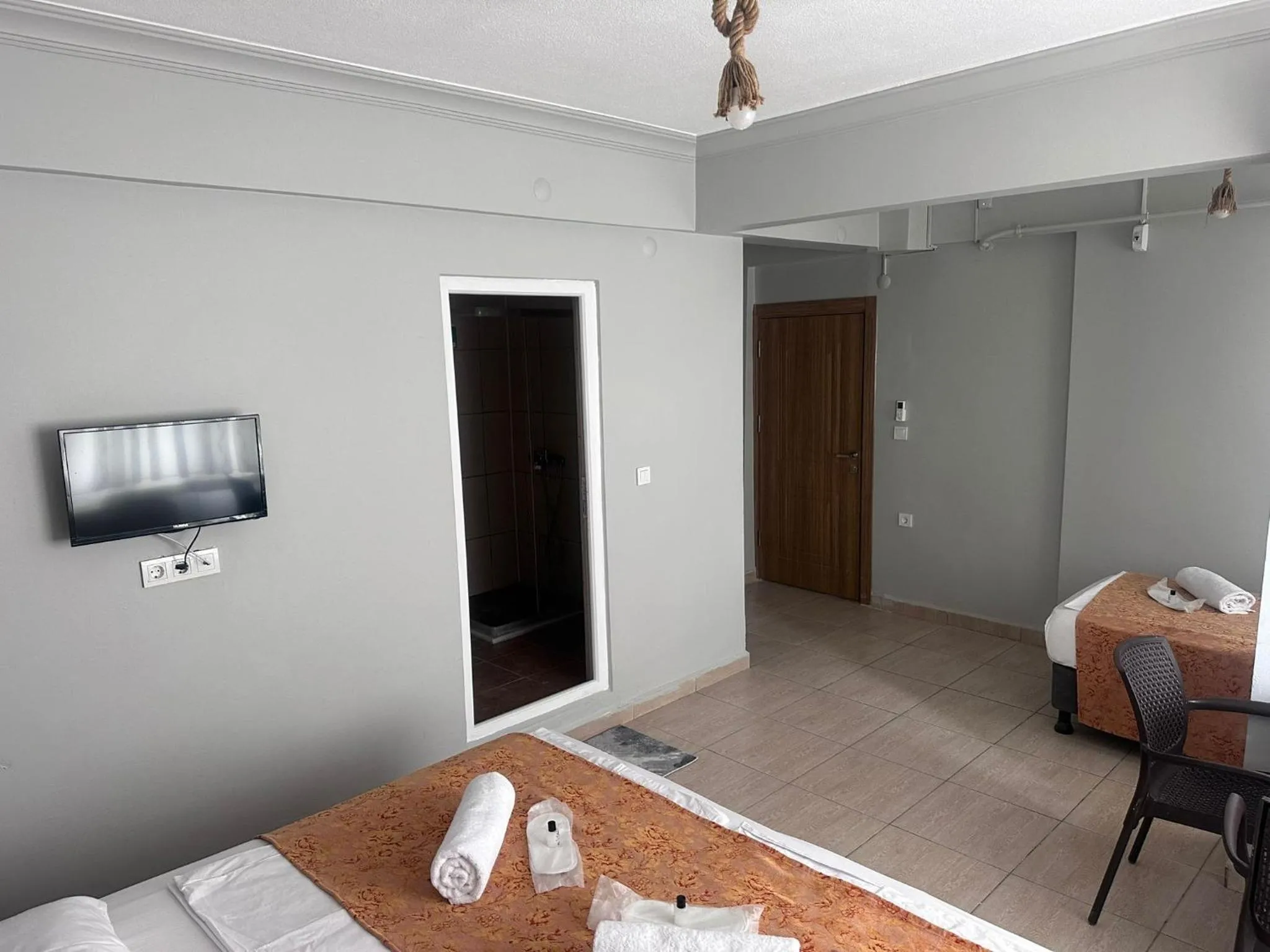 Bed in Güneş Pansiyon