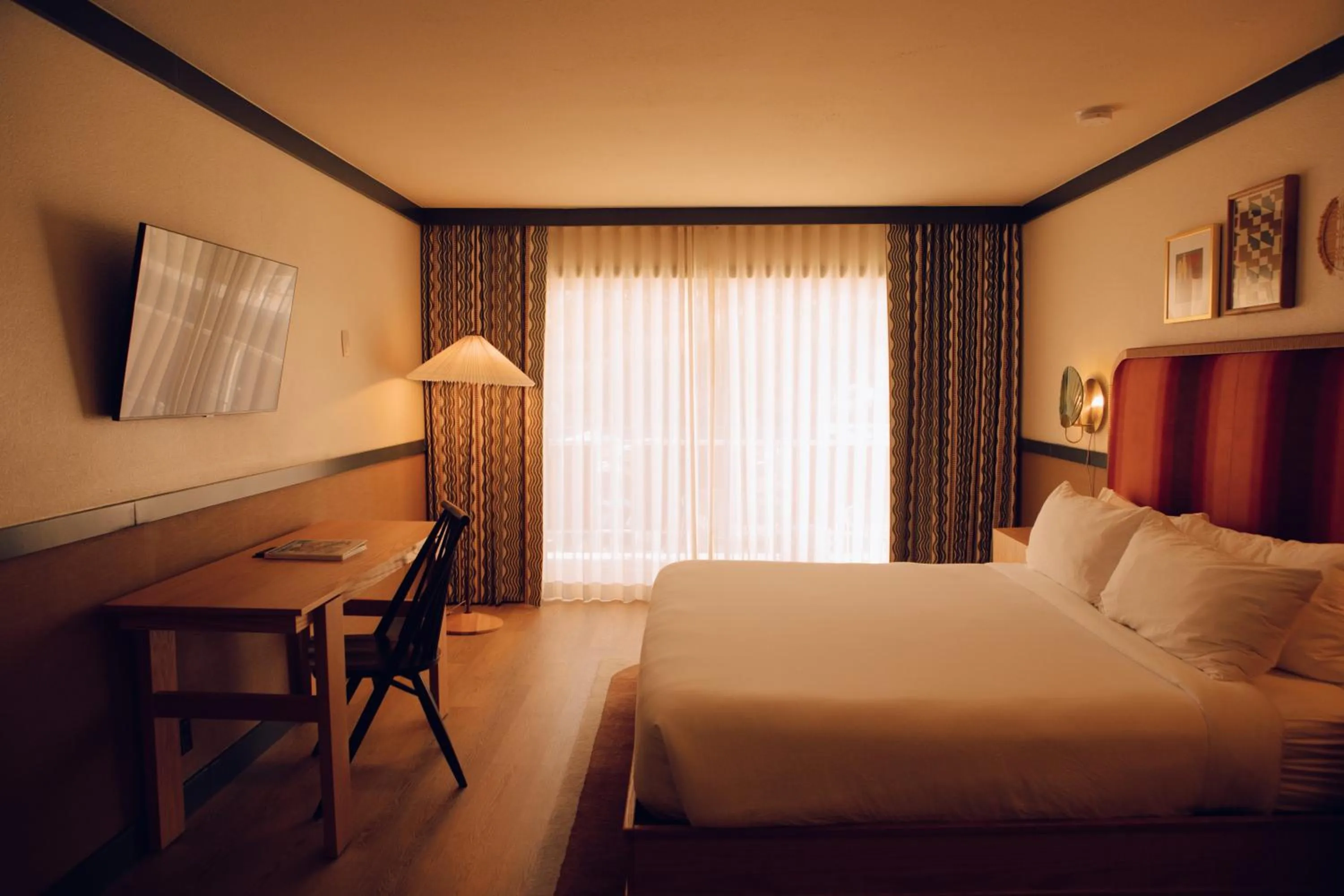 Bed in Life House, Palm Springs