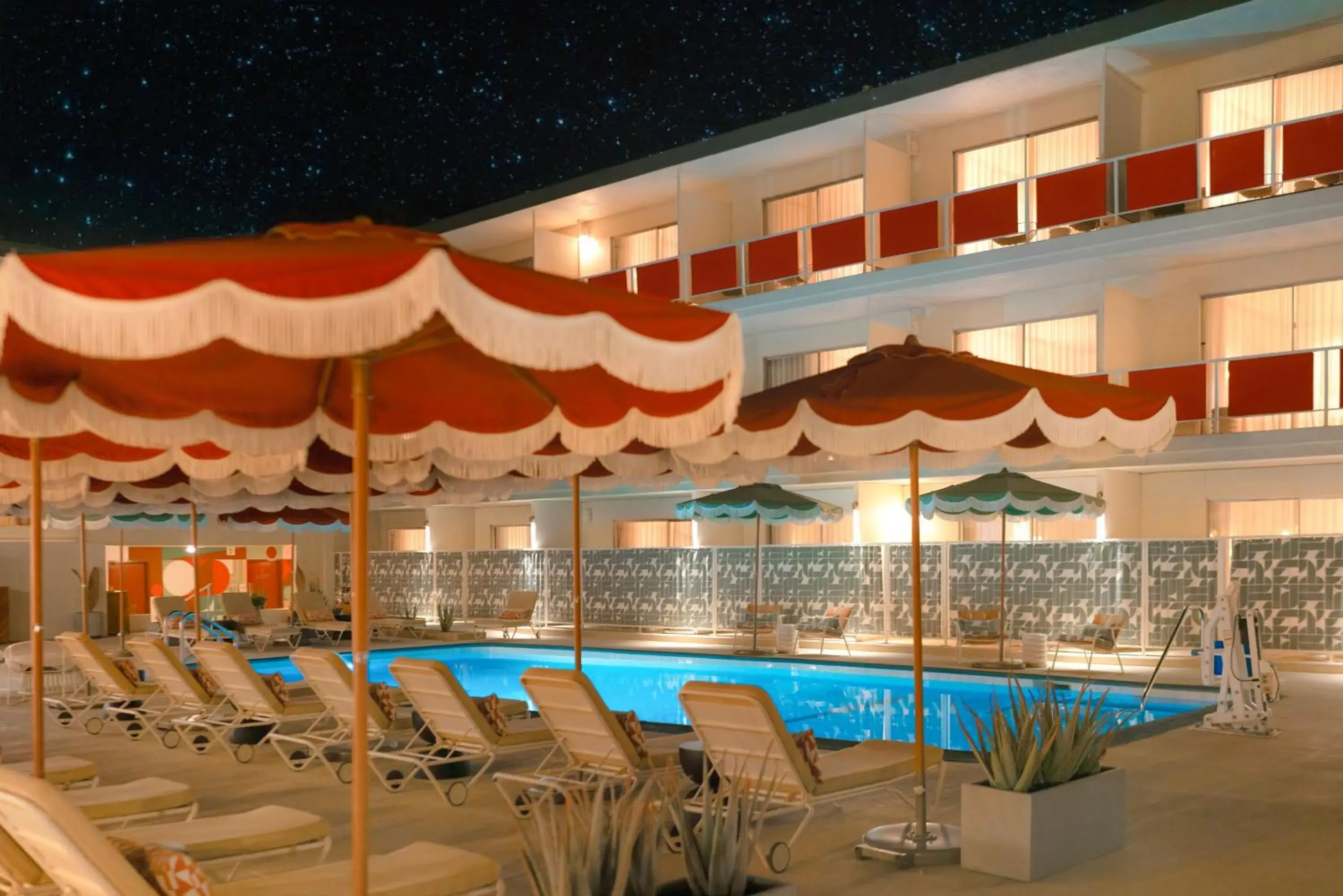 Pool view in Life House, Palm Springs Pool view in Life House, Palm Springs