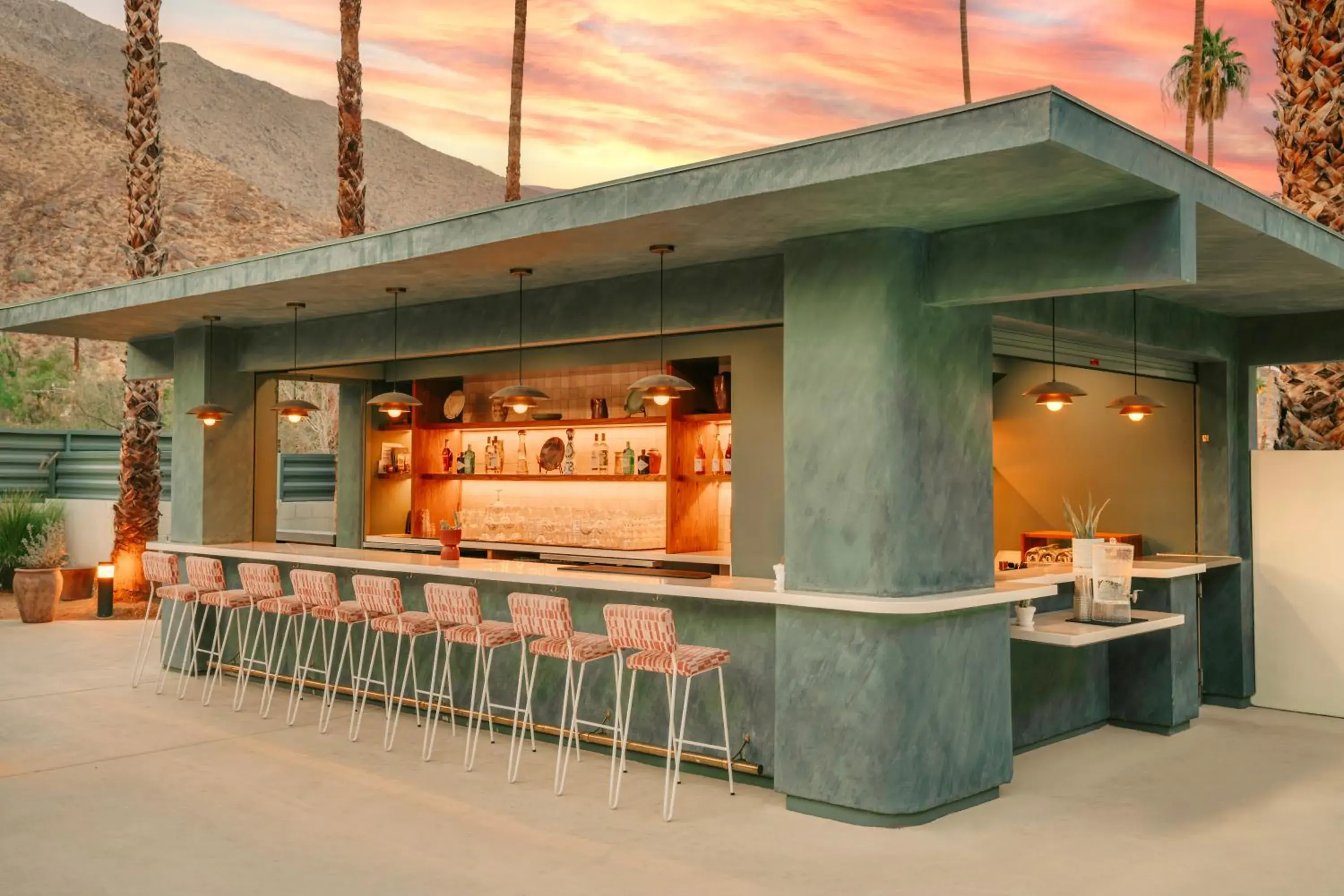 Lounge or bar in Life House, Palm Springs Lounge or bar in Life House, Palm Springs