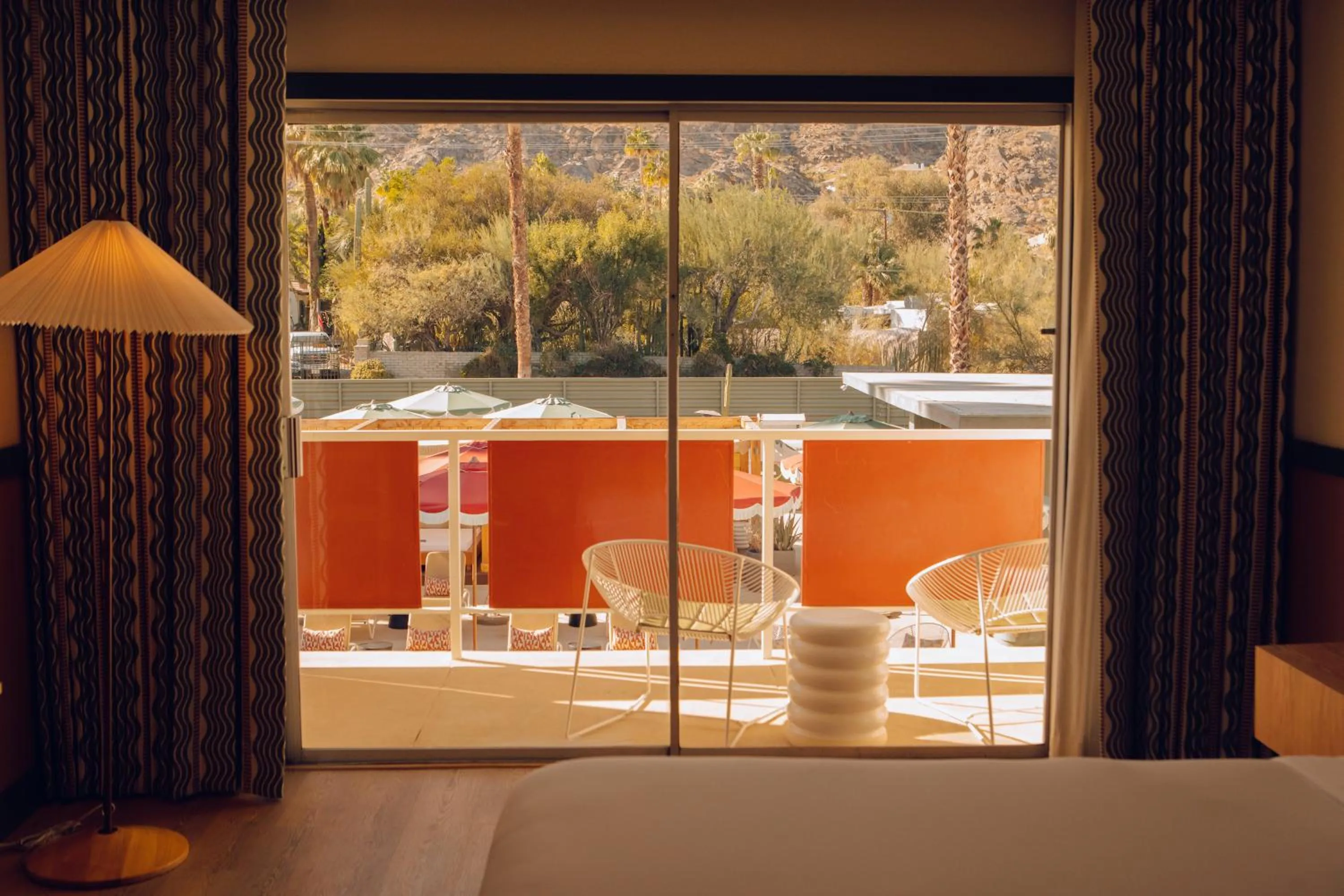 Bed in Life House, Palm Springs