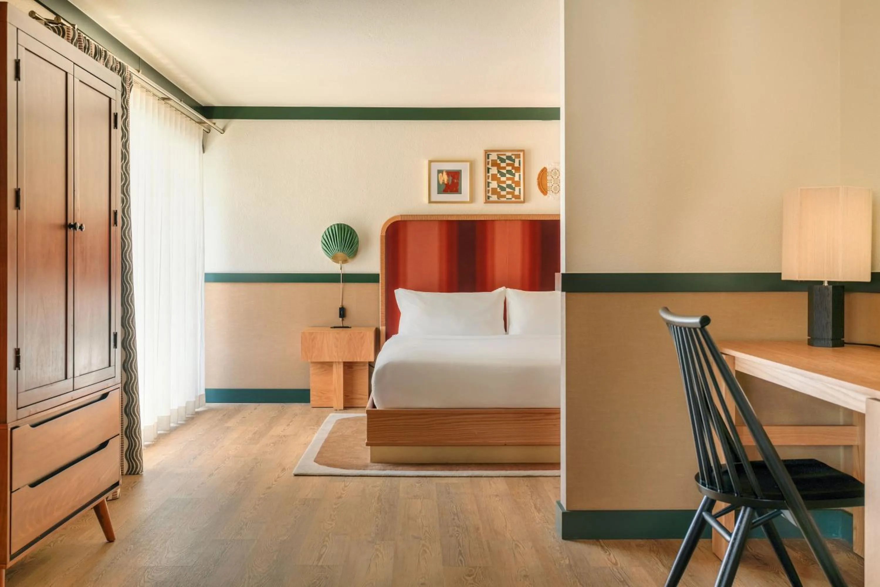 Bed in Life House, Palm Springs