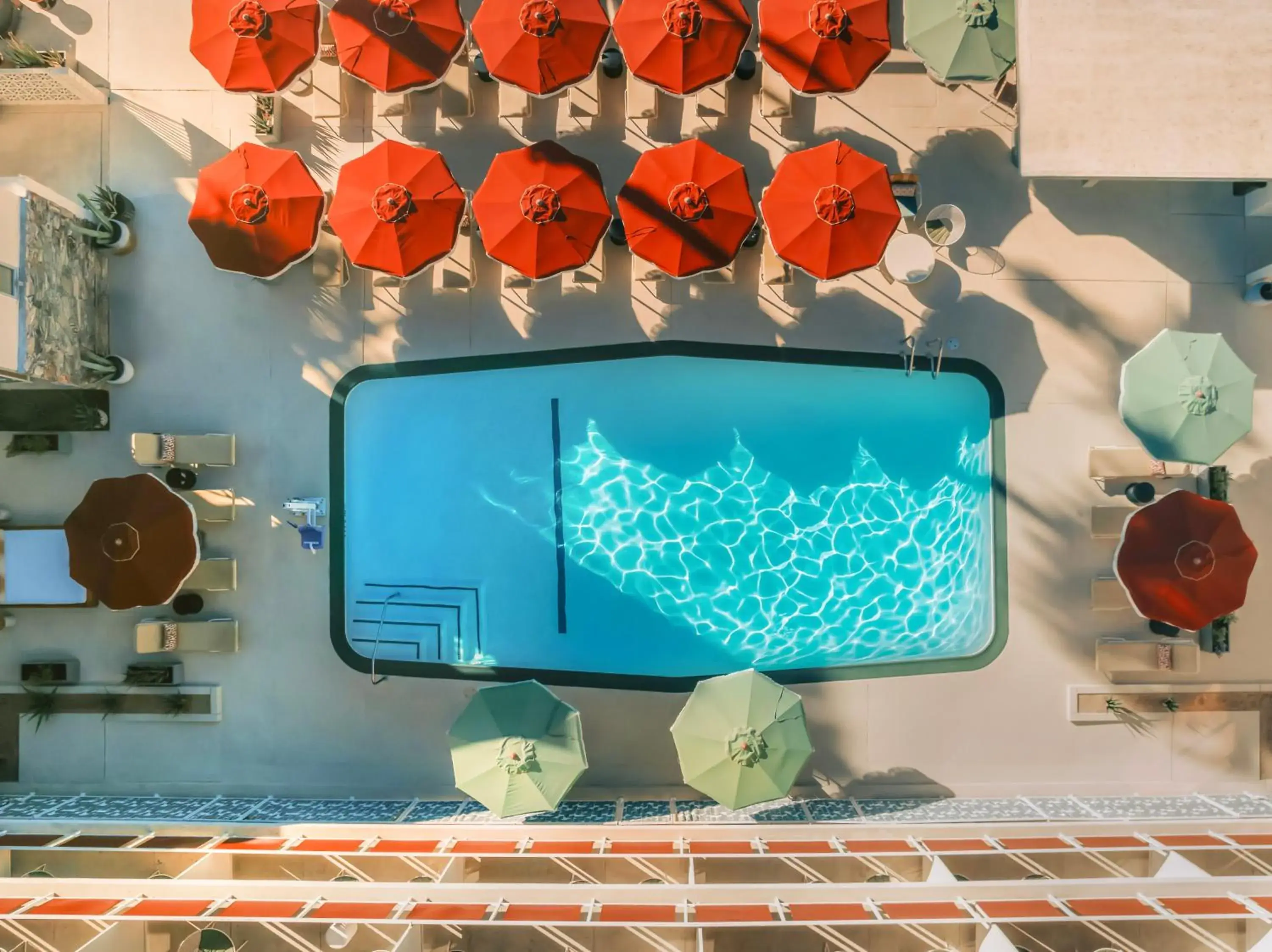 Pool view in Life House, Palm Springs Pool view in Life House, Palm Springs