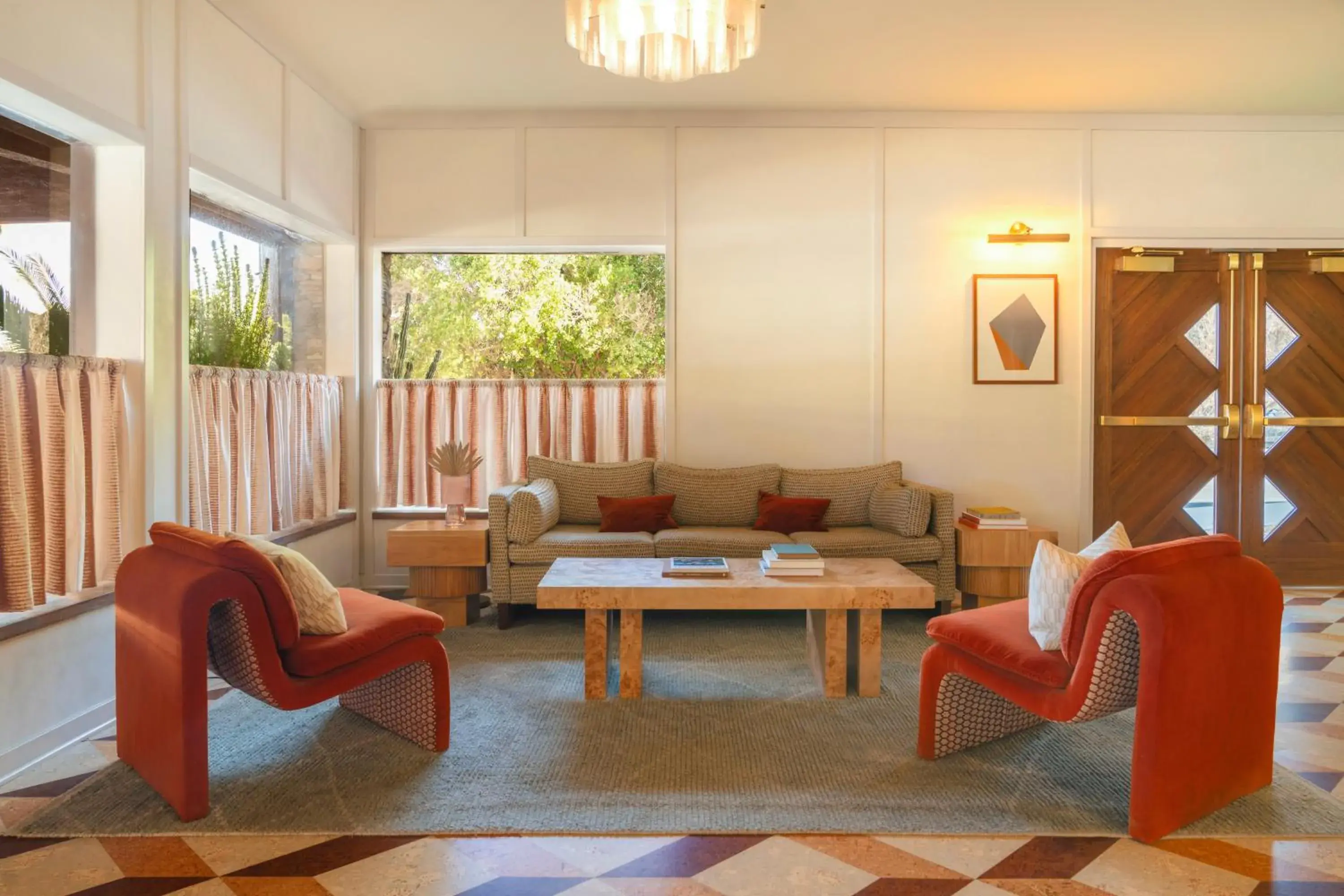 Lobby or reception in Life House, Palm Springs Lobby or reception in Life House, Palm Springs