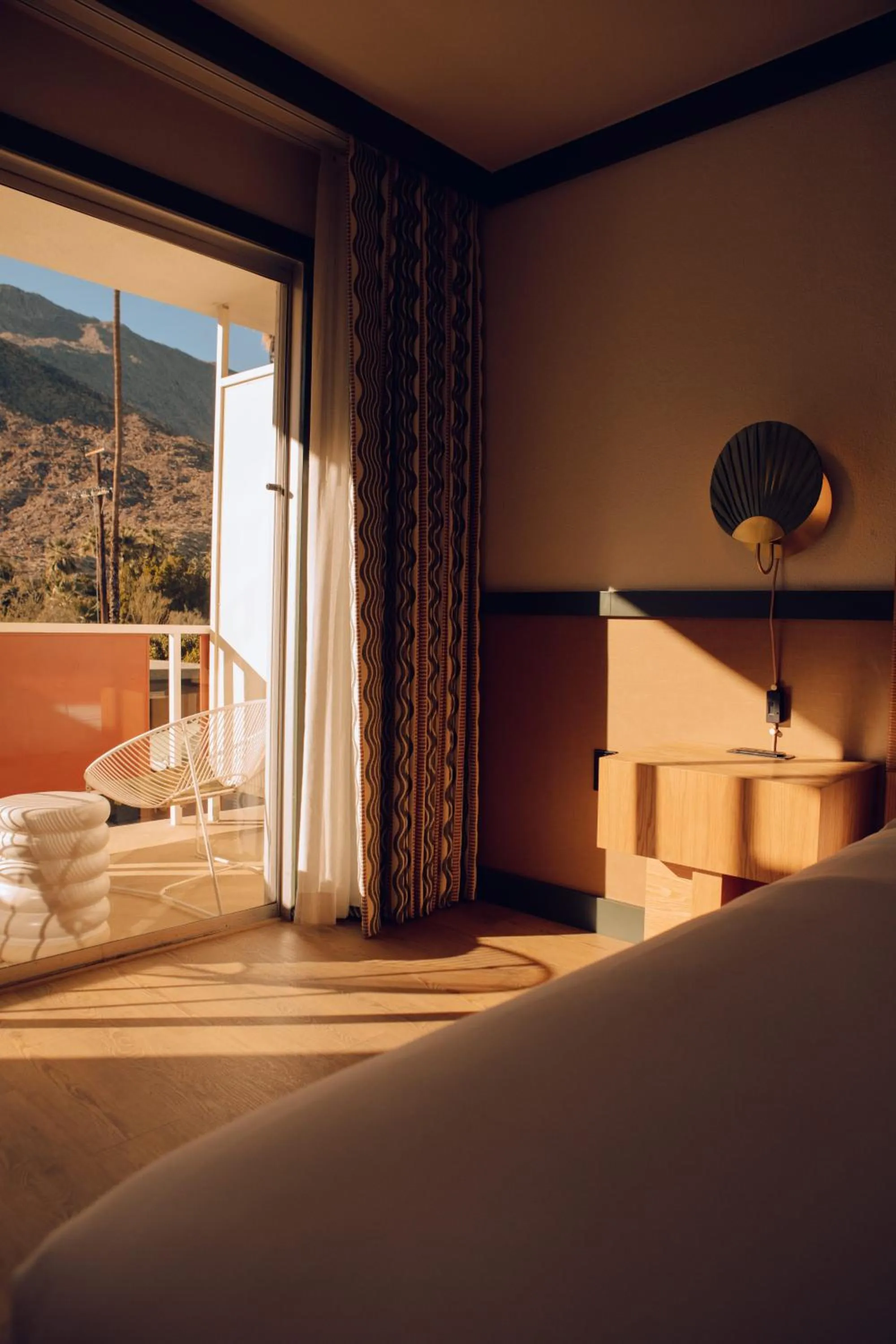 Bed in Life House, Palm Springs