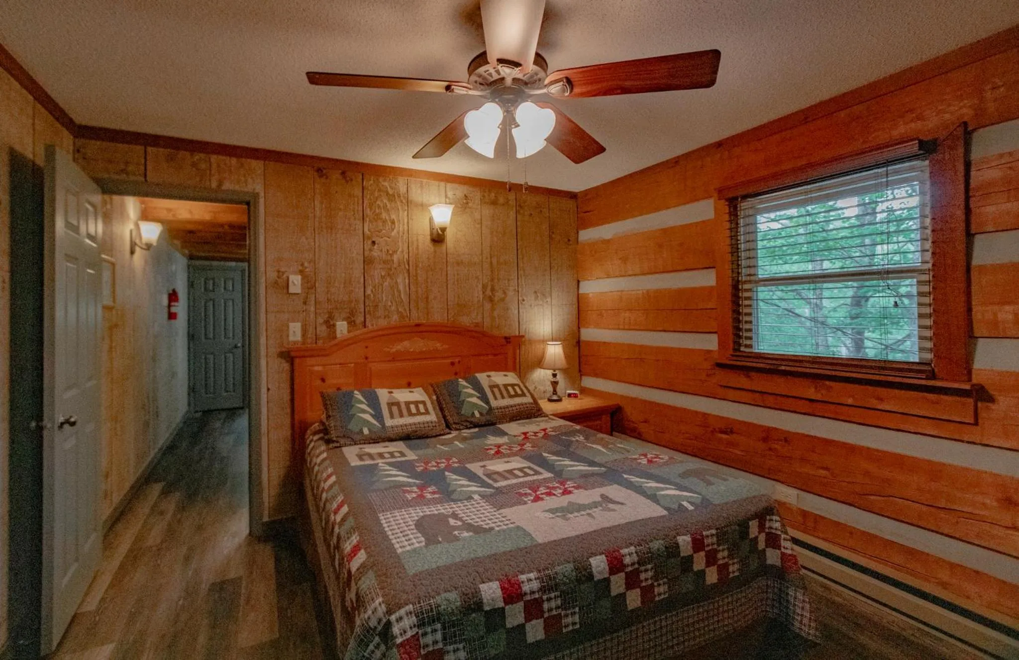 Bed in Swiss Mountain Village