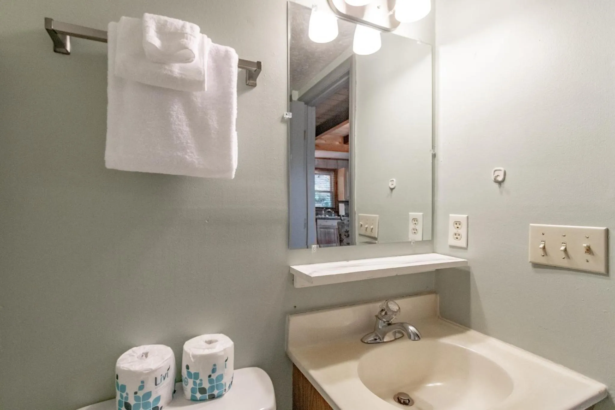 Bathroom in Swiss Mountain Village