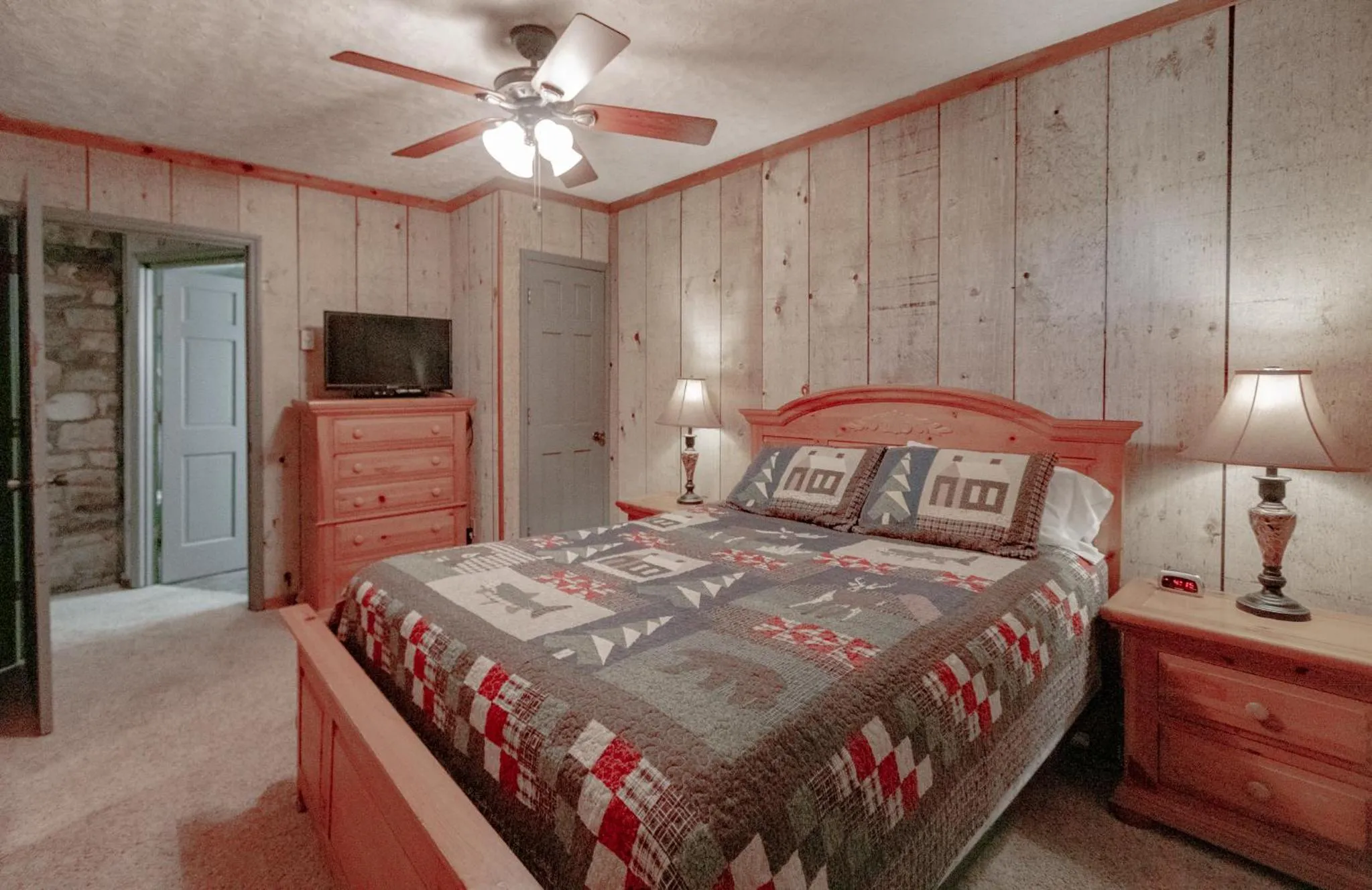 Bed in Swiss Mountain Village