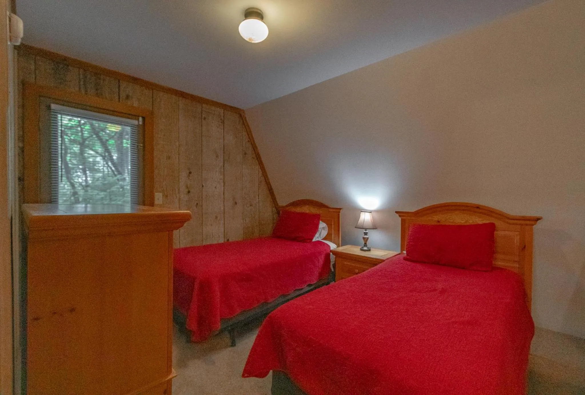 Bed in Swiss Mountain Village