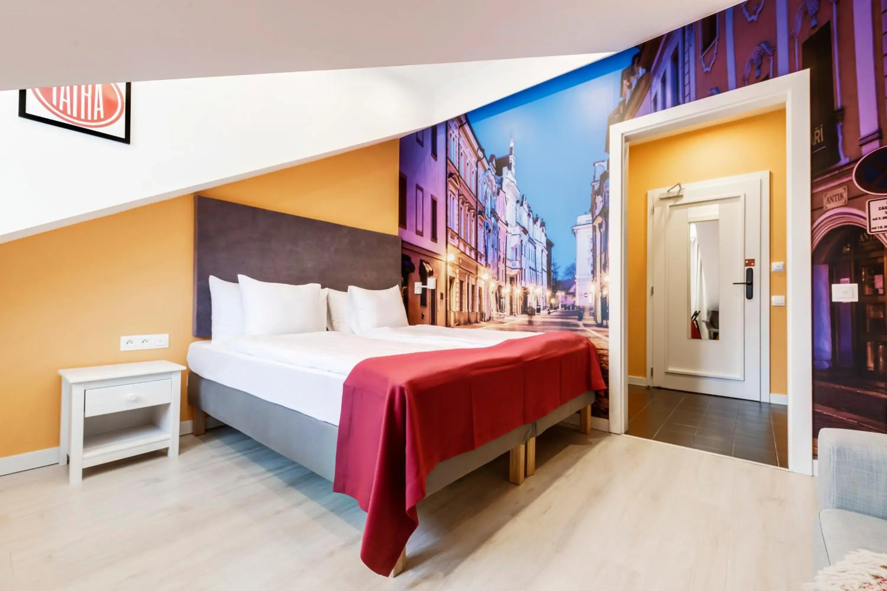 Bed in Revelton Studios Prague Bed in Revelton Studios Prague