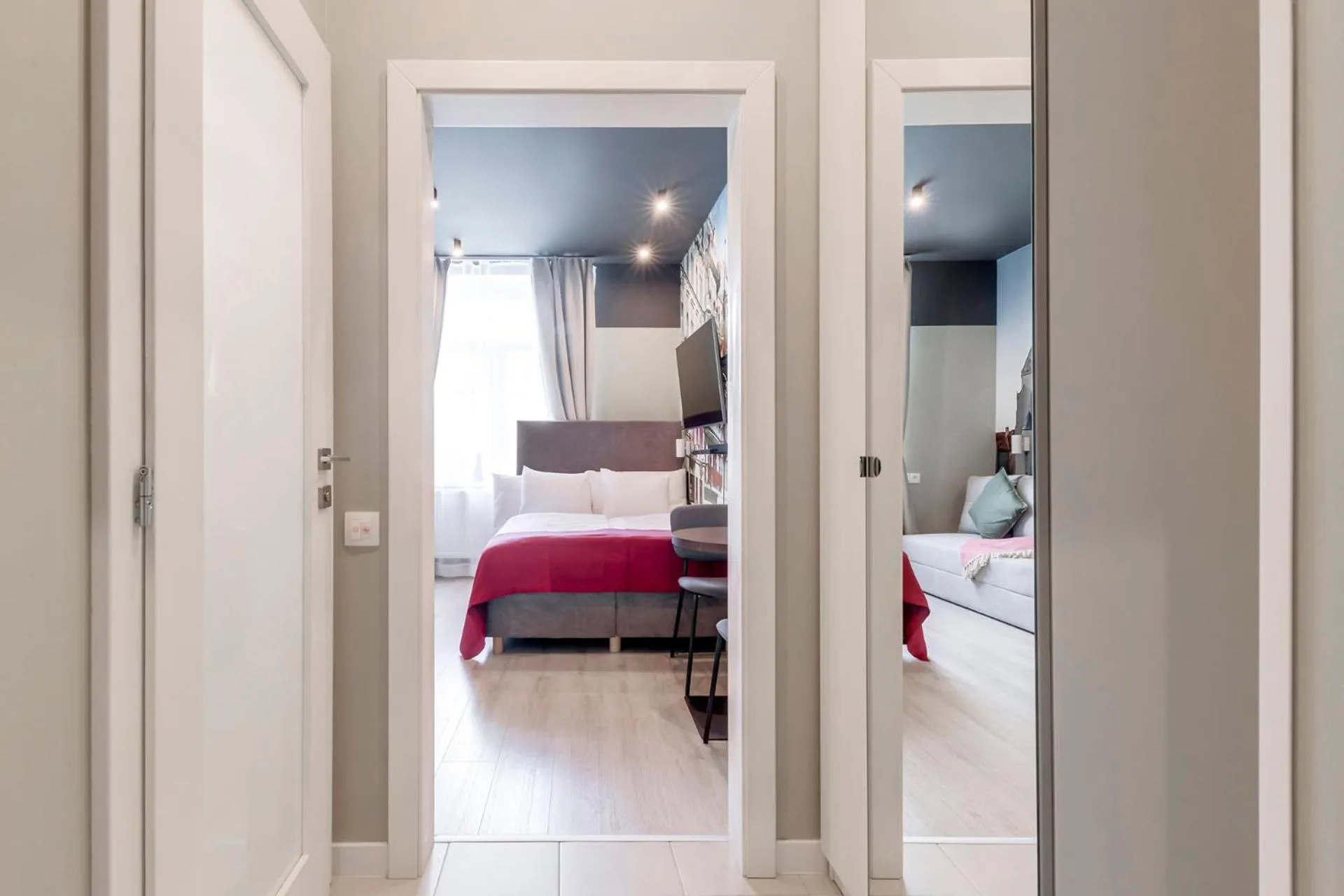 Photo of the whole room, Bed in Revelton Studios Prague