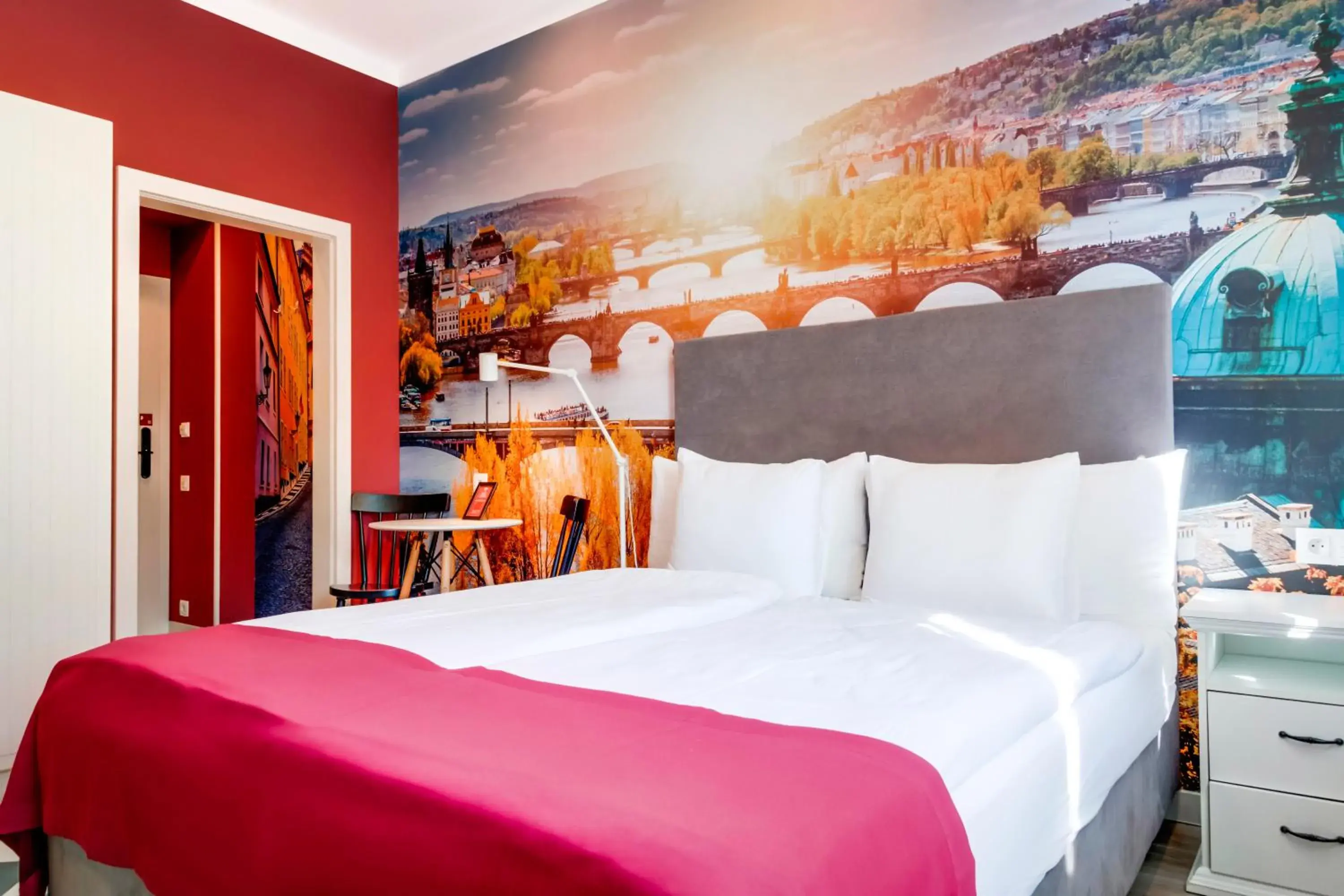 Bed in Revelton Studios Prague Bed in Revelton Studios Prague