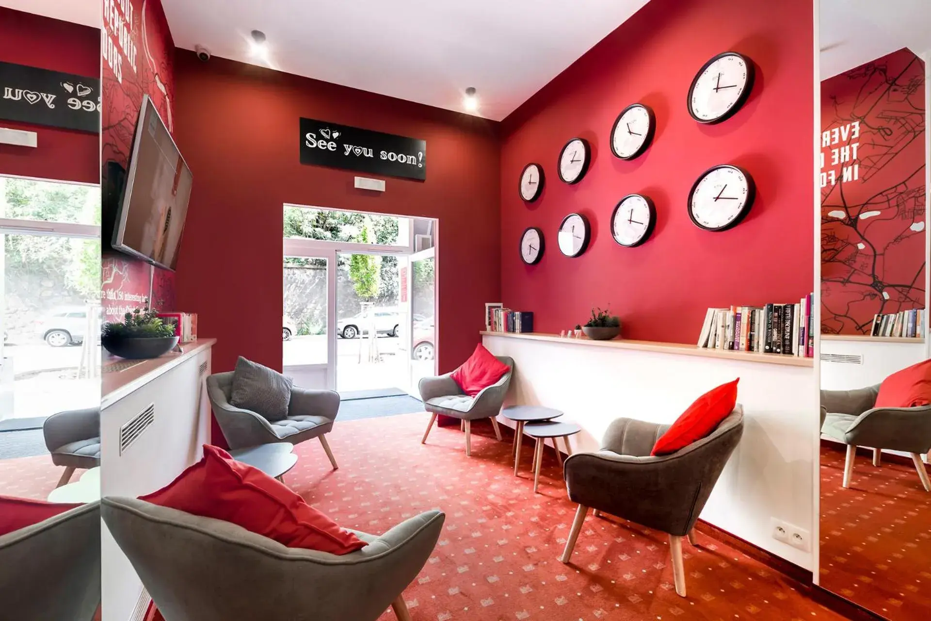 Lobby or reception in Revelton Studios Prague Lobby or reception in Revelton Studios Prague