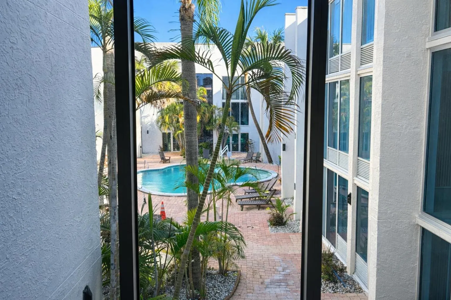 Property building in Tropical Palms Hotel