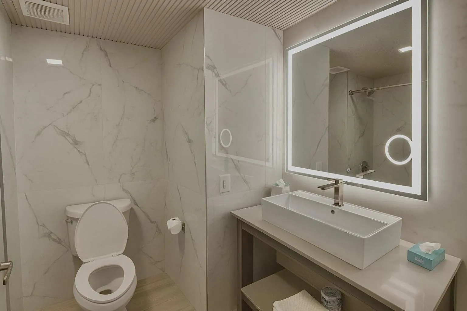 Shower in Tropical Palms Hotel