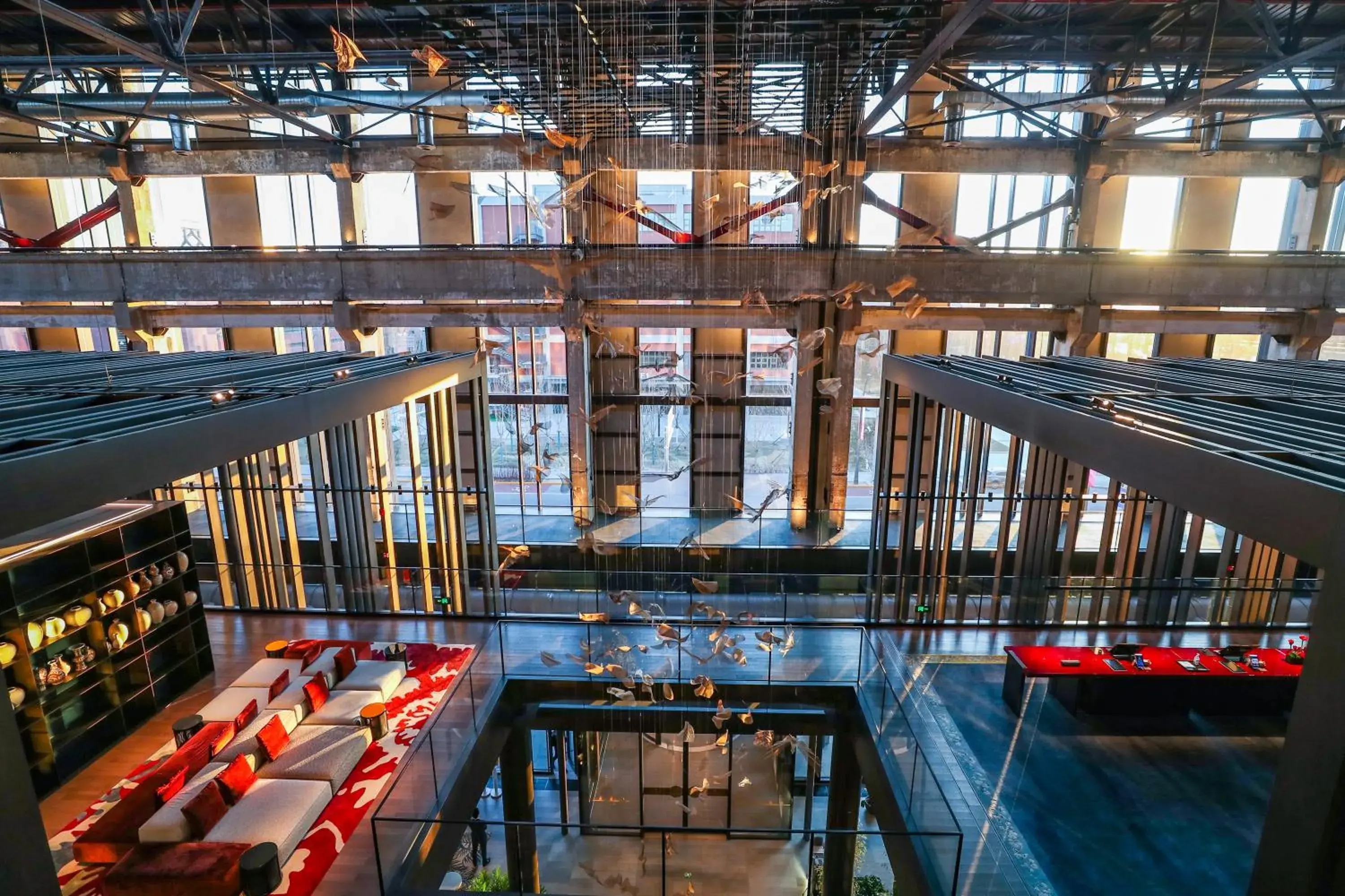 Lobby or reception in Shangri-La Shougang Park, Beijing Lobby or reception in Shangri-La Shougang Park, Beijing