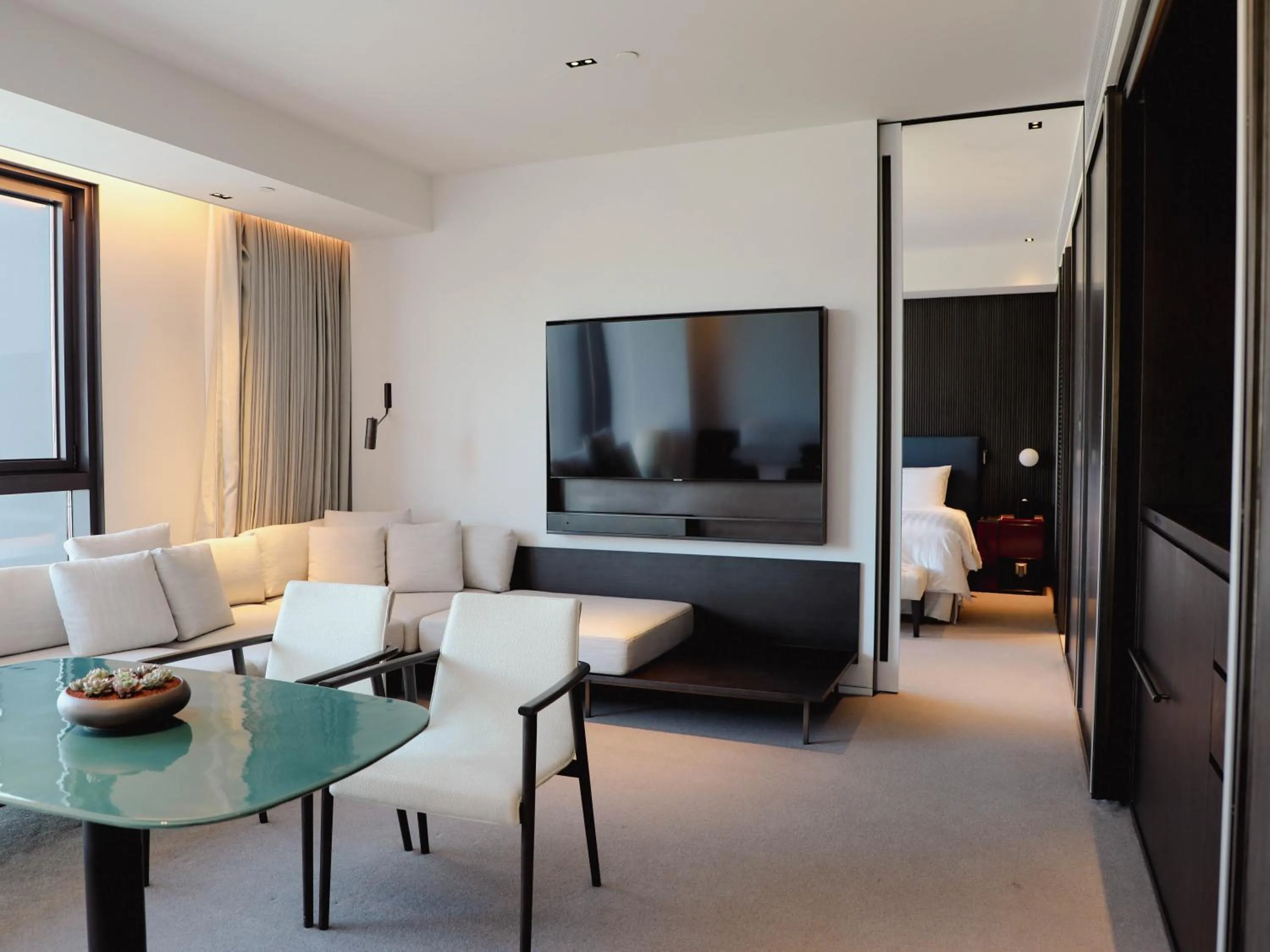 Living room in Shangri-La Shougang Park, Beijing