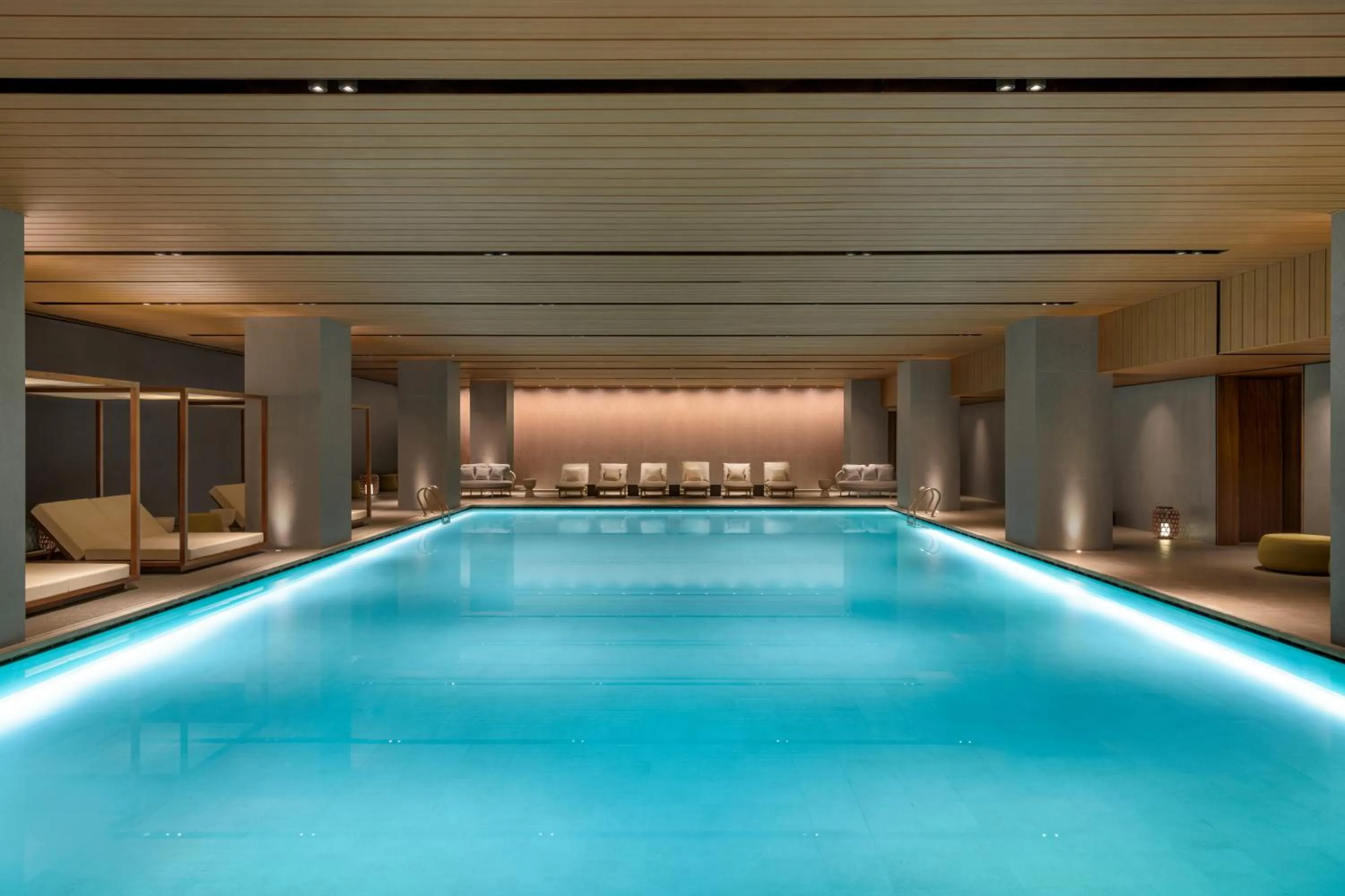 Swimming pool in Shangri-La Shougang Park, Beijing