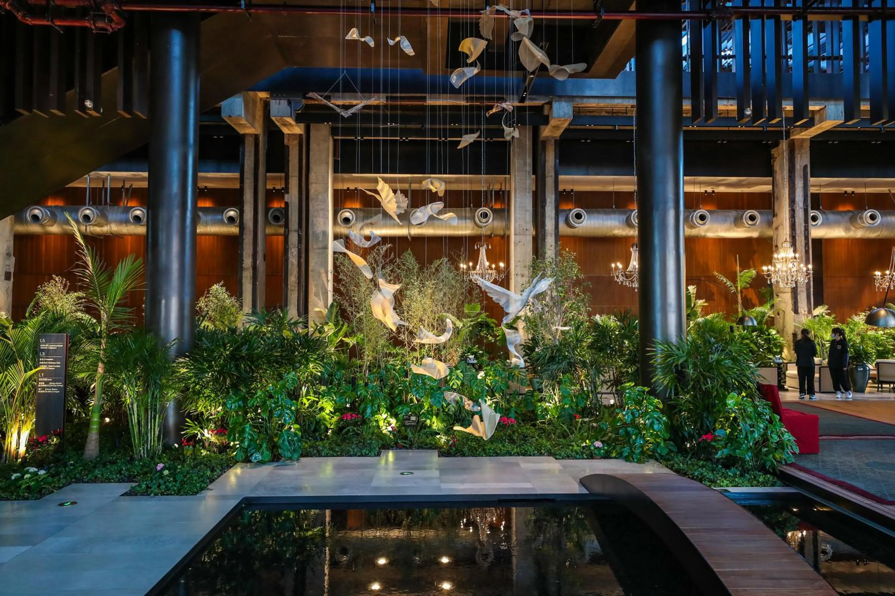 Facade/entrance in Shangri-La Shougang Park, Beijing