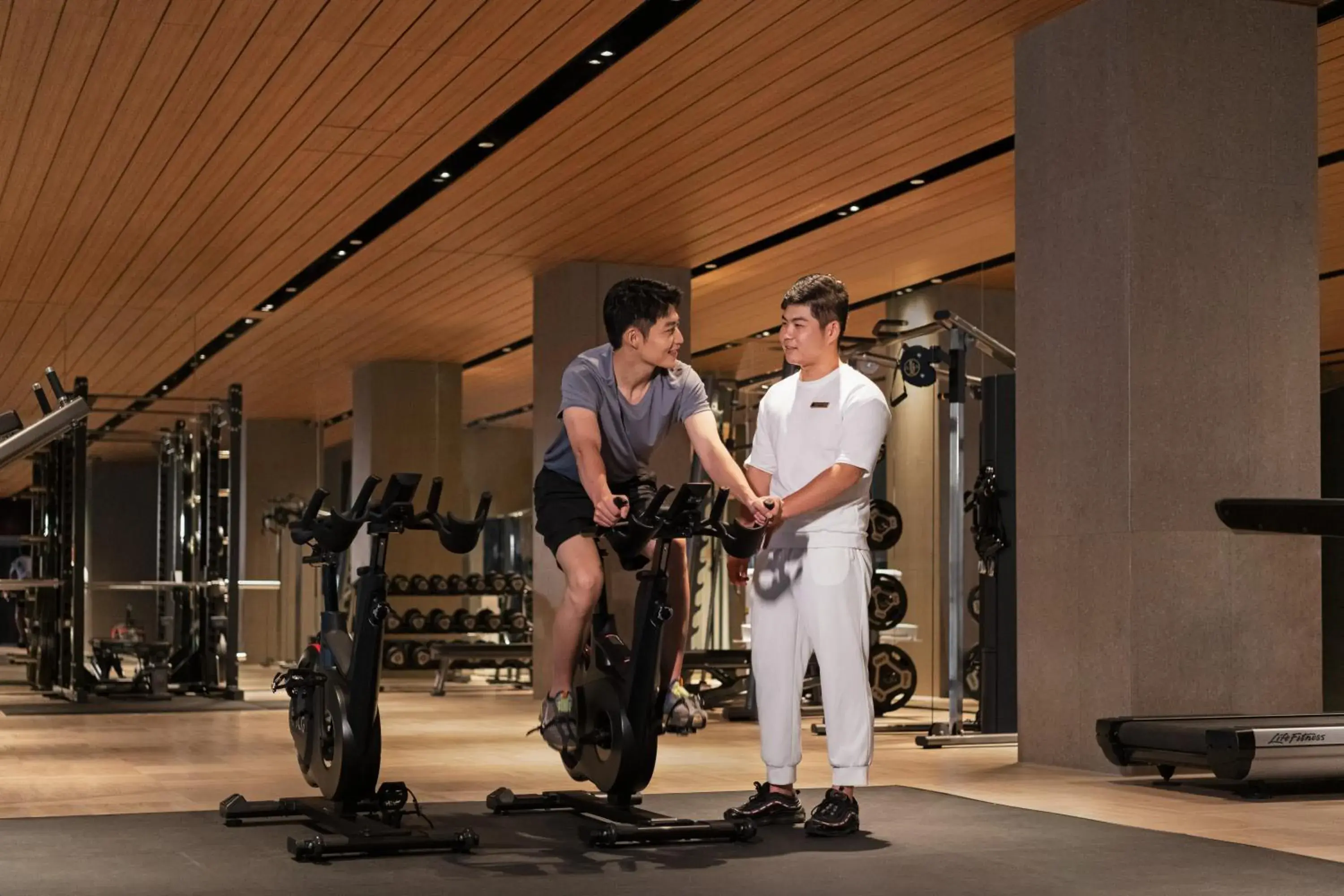 Fitness centre/facilities in Shangri-La Shougang Park, Beijing Fitness centre/facilities in Shangri-La Shougang Park, Beijing