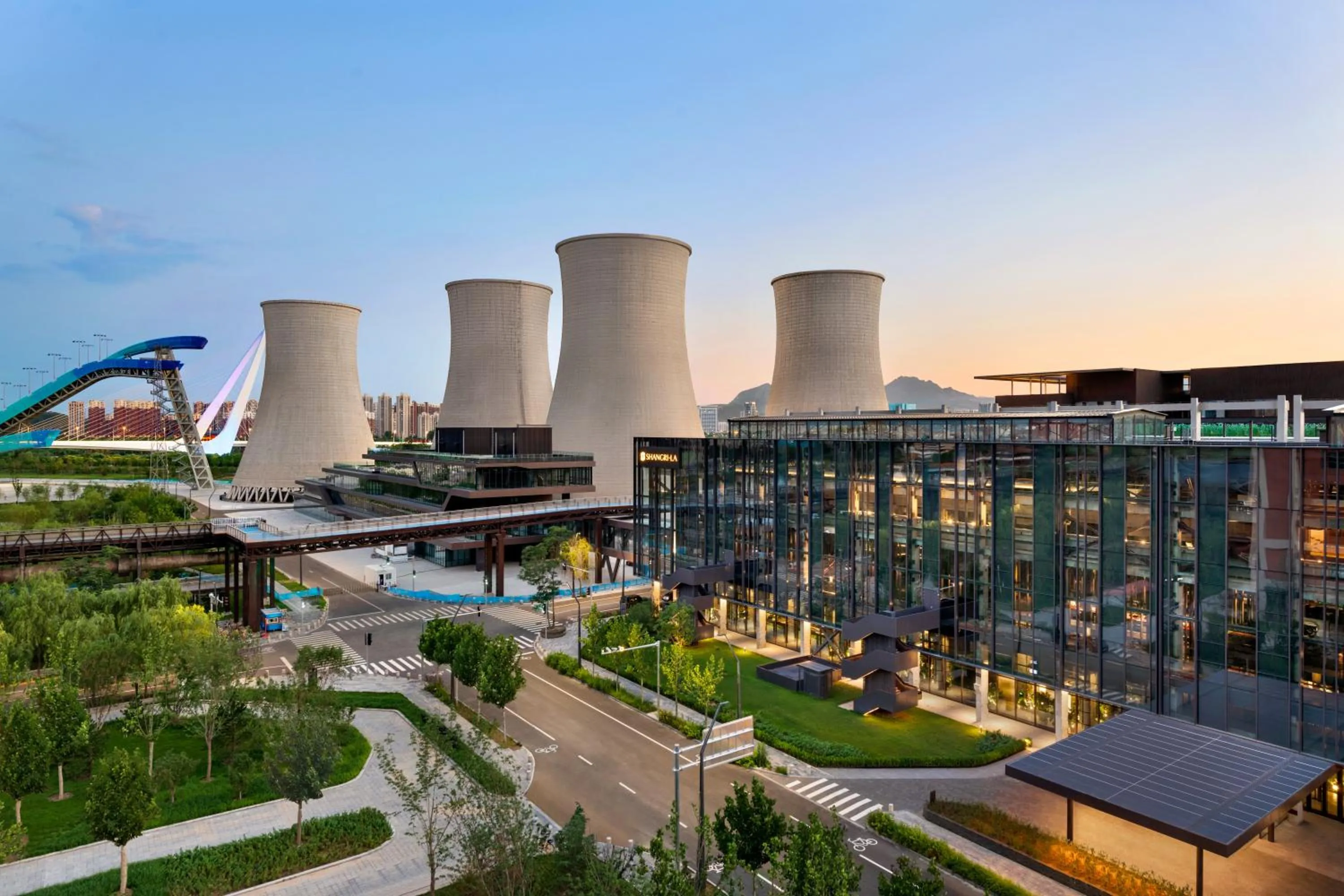 Nearby landmark in Shangri-La Shougang Park, Beijing