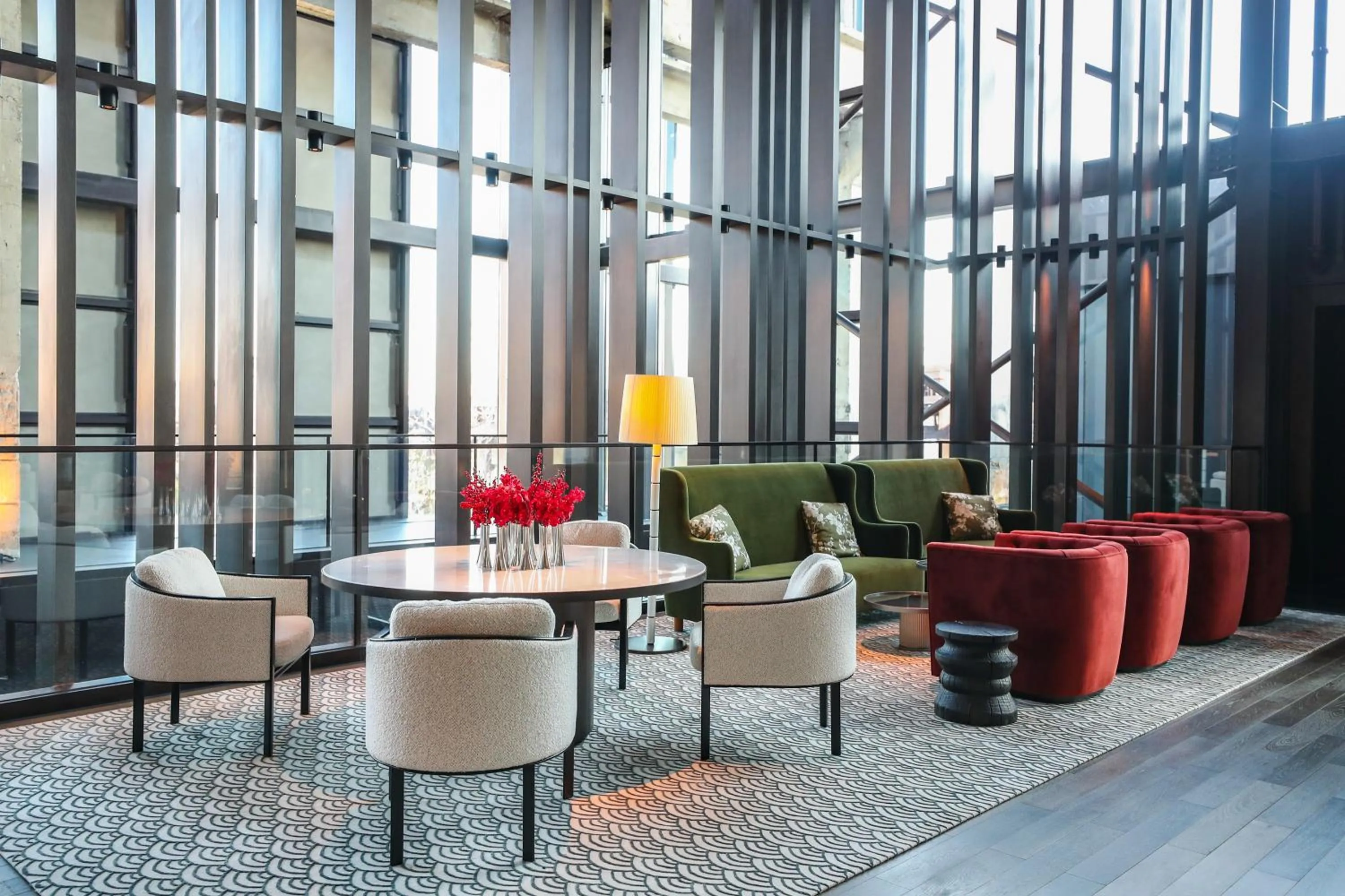 Lobby or reception in Shangri-La Shougang Park, Beijing