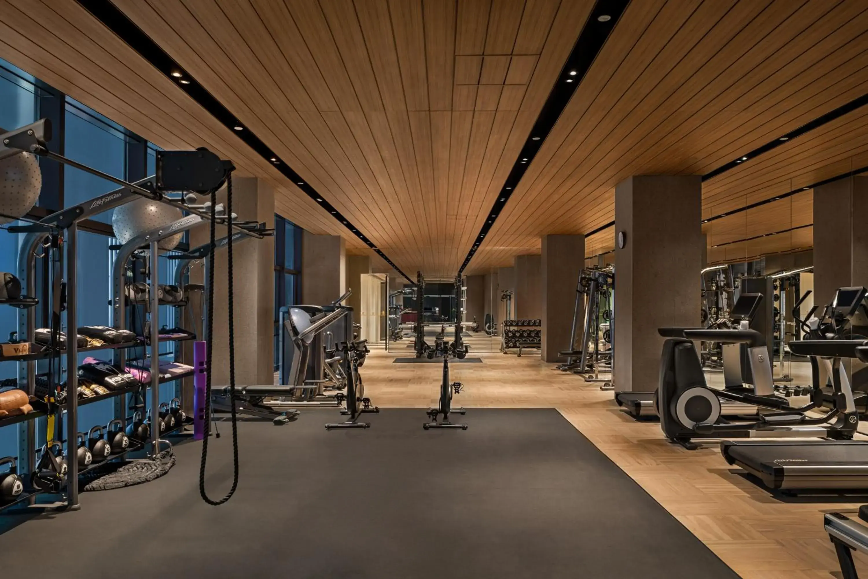 Fitness centre/facilities in Shangri-La Shougang Park, Beijing Fitness centre/facilities in Shangri-La Shougang Park, Beijing