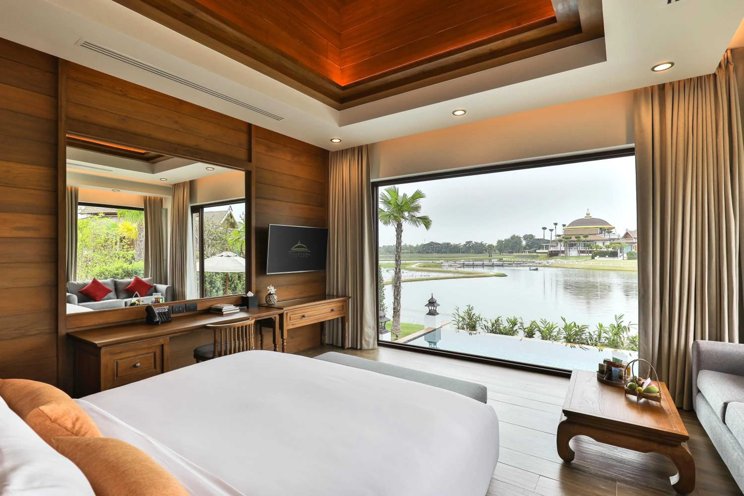 Photo of the whole room, Bed in Thantara Resort Chiang Mai