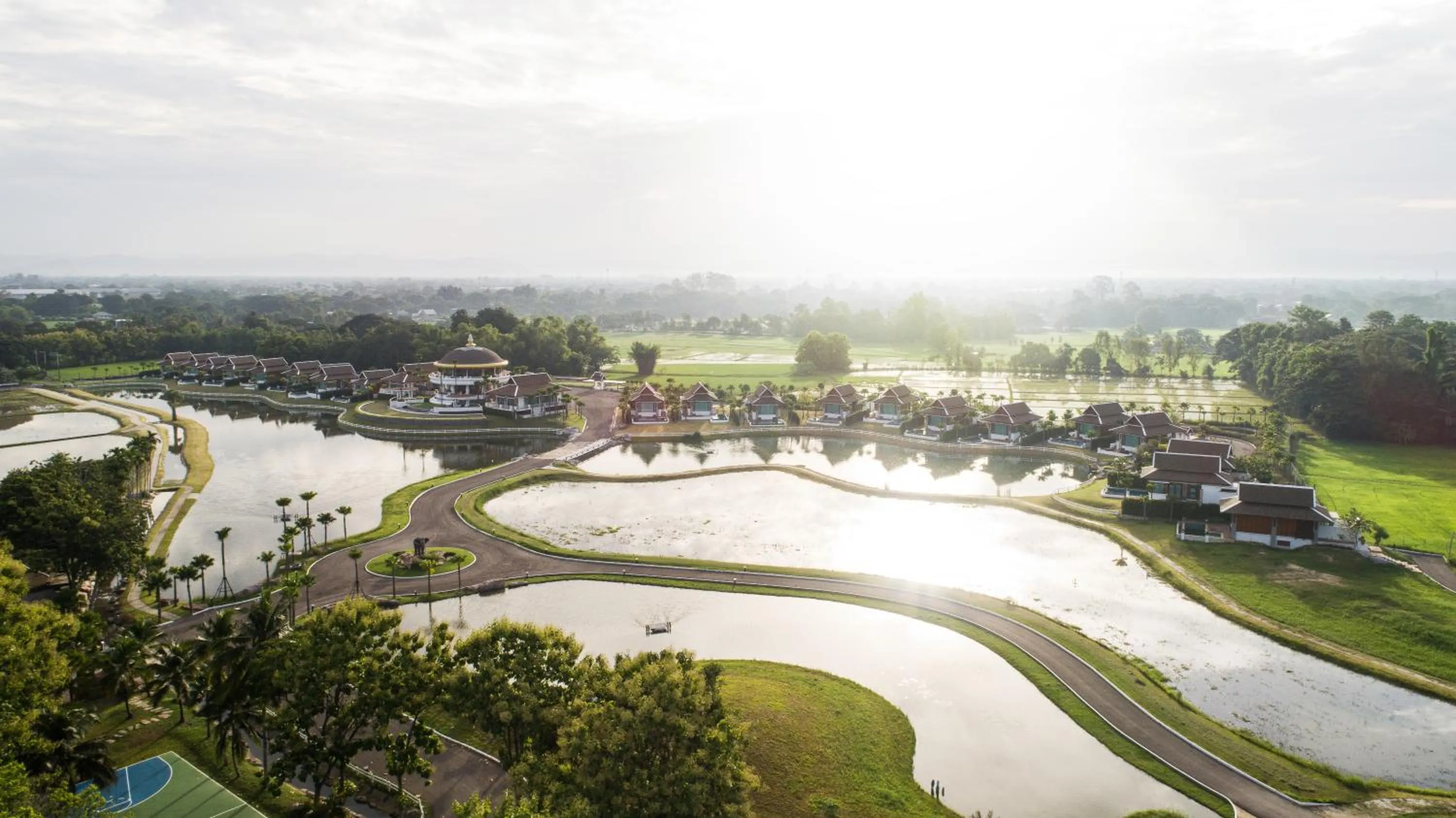Bird's eye view in Thantara Resort Chiang Mai