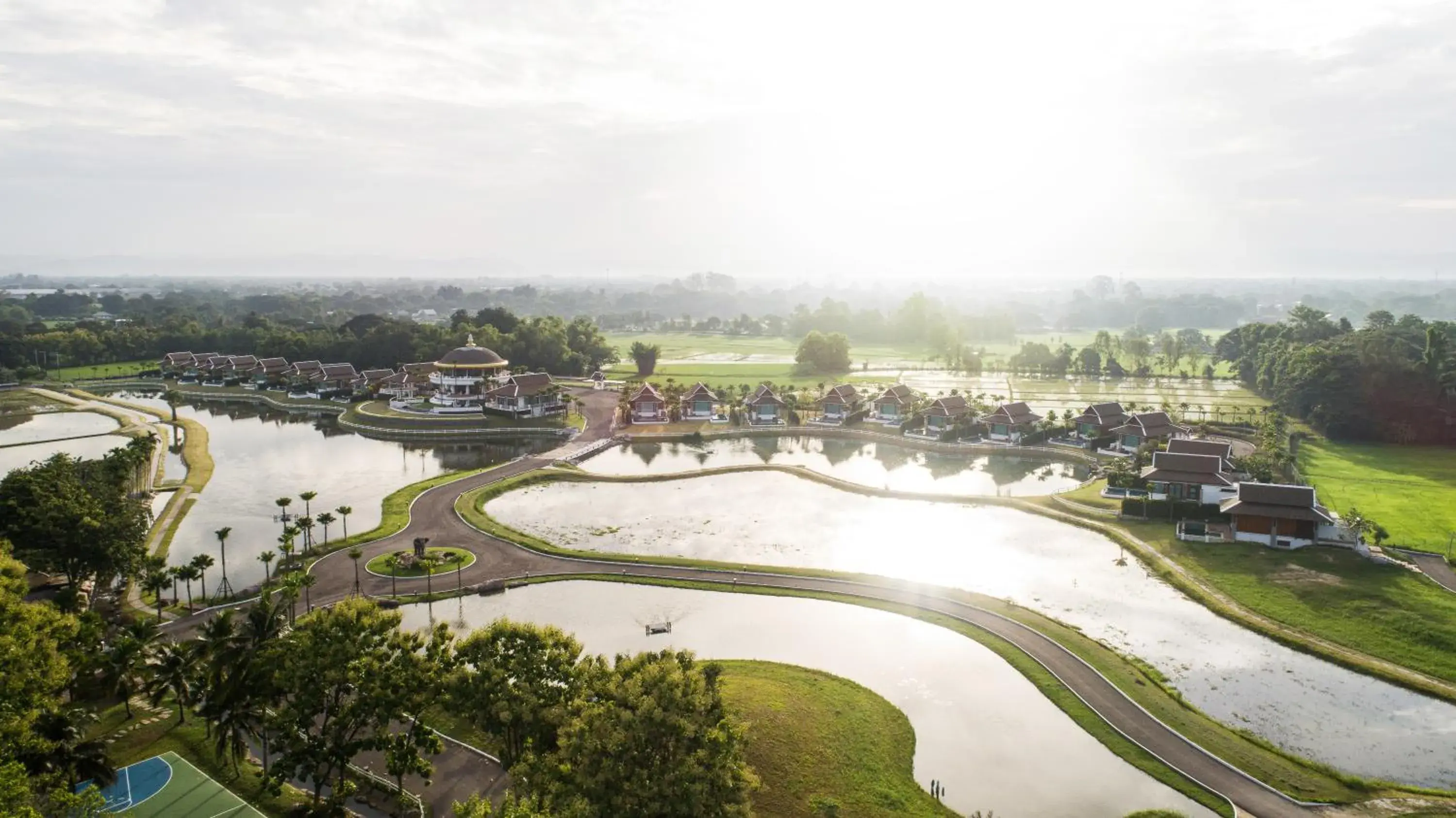 Bird's eye view in Thantara Resort Chiang Mai Bird's eye view in Thantara Resort Chiang Mai