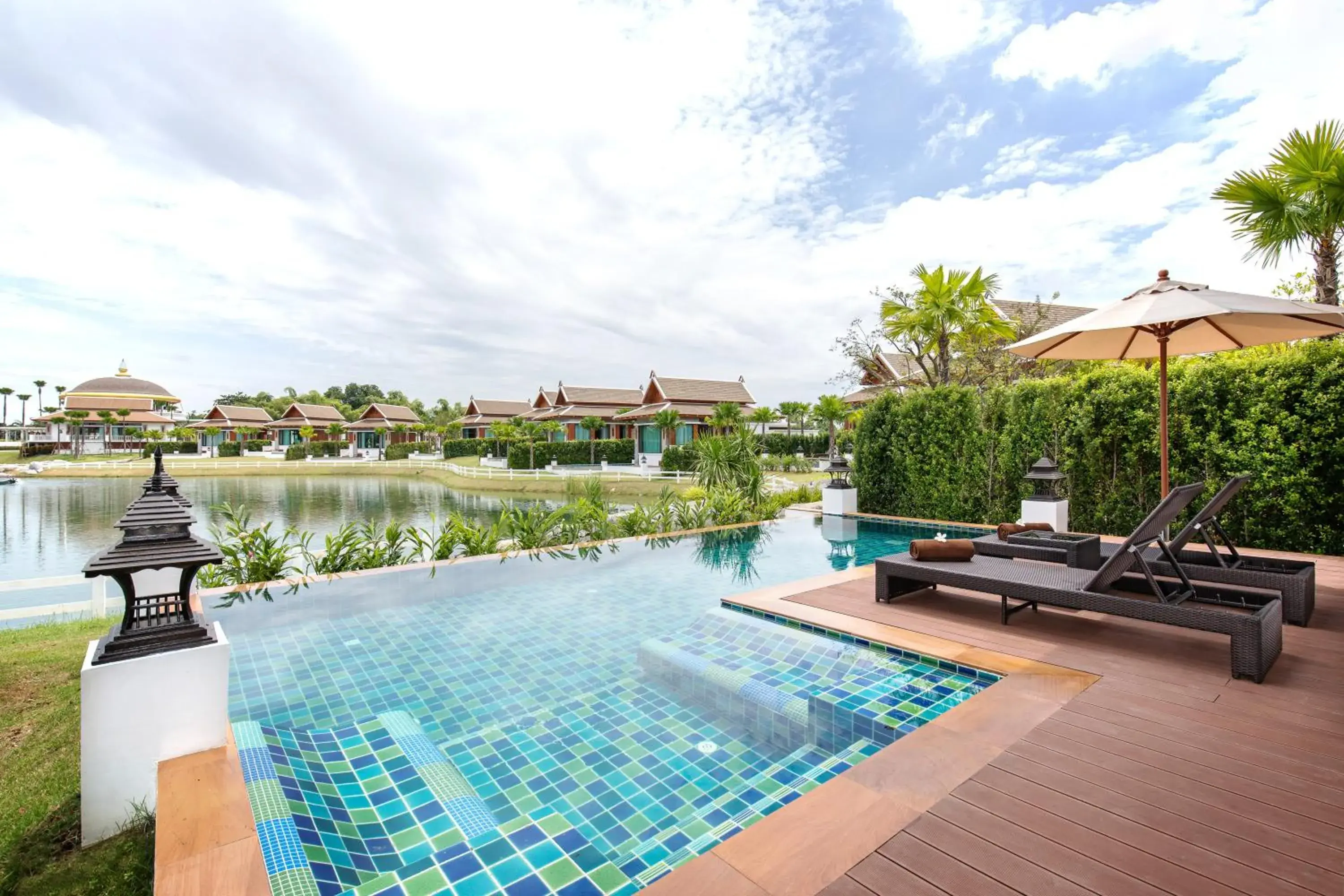 Swimming pool in Thantara Resort Chiang Mai Swimming pool in Thantara Resort Chiang Mai