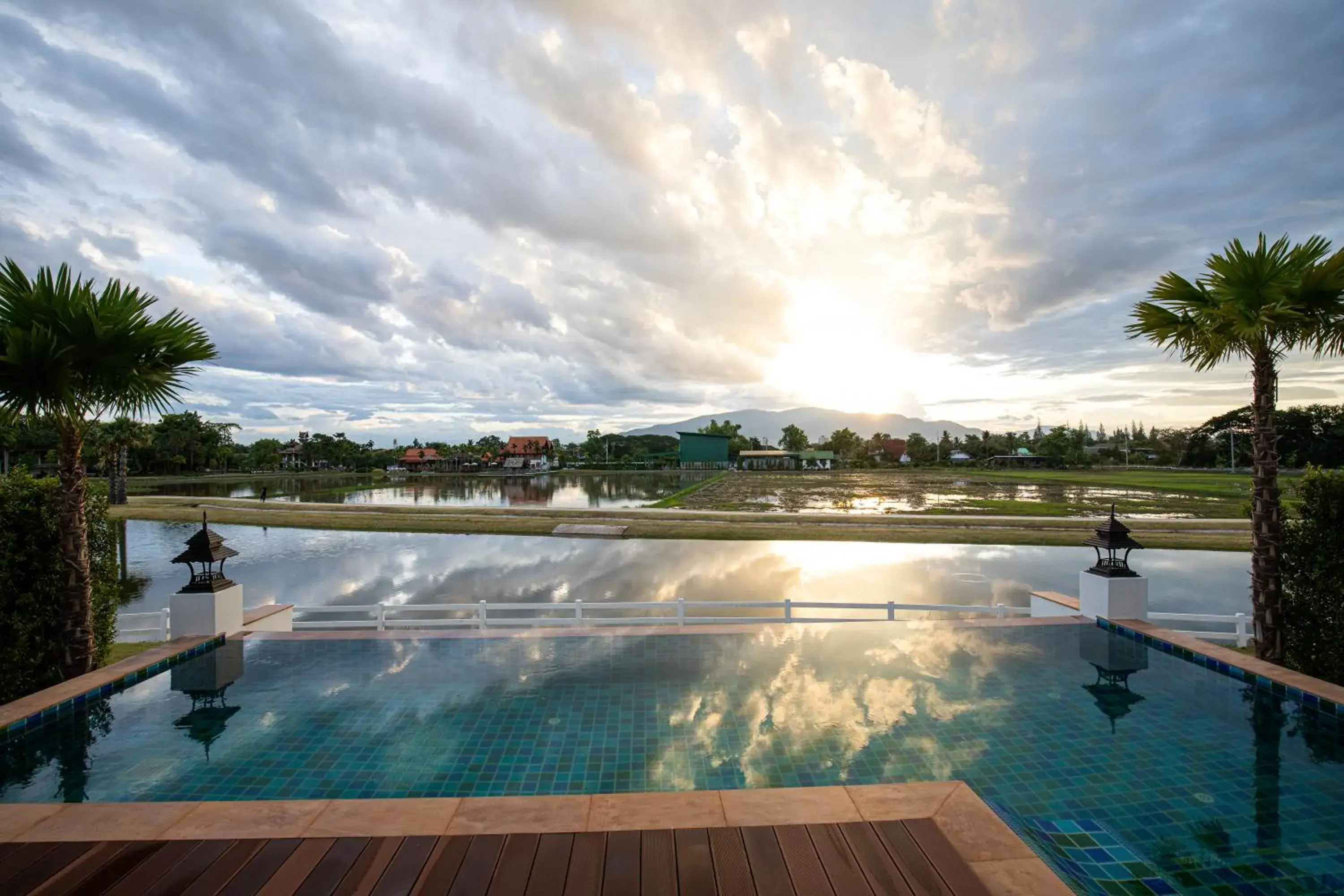 Mountain view in Thantara Resort Chiang Mai Mountain view in Thantara Resort Chiang Mai