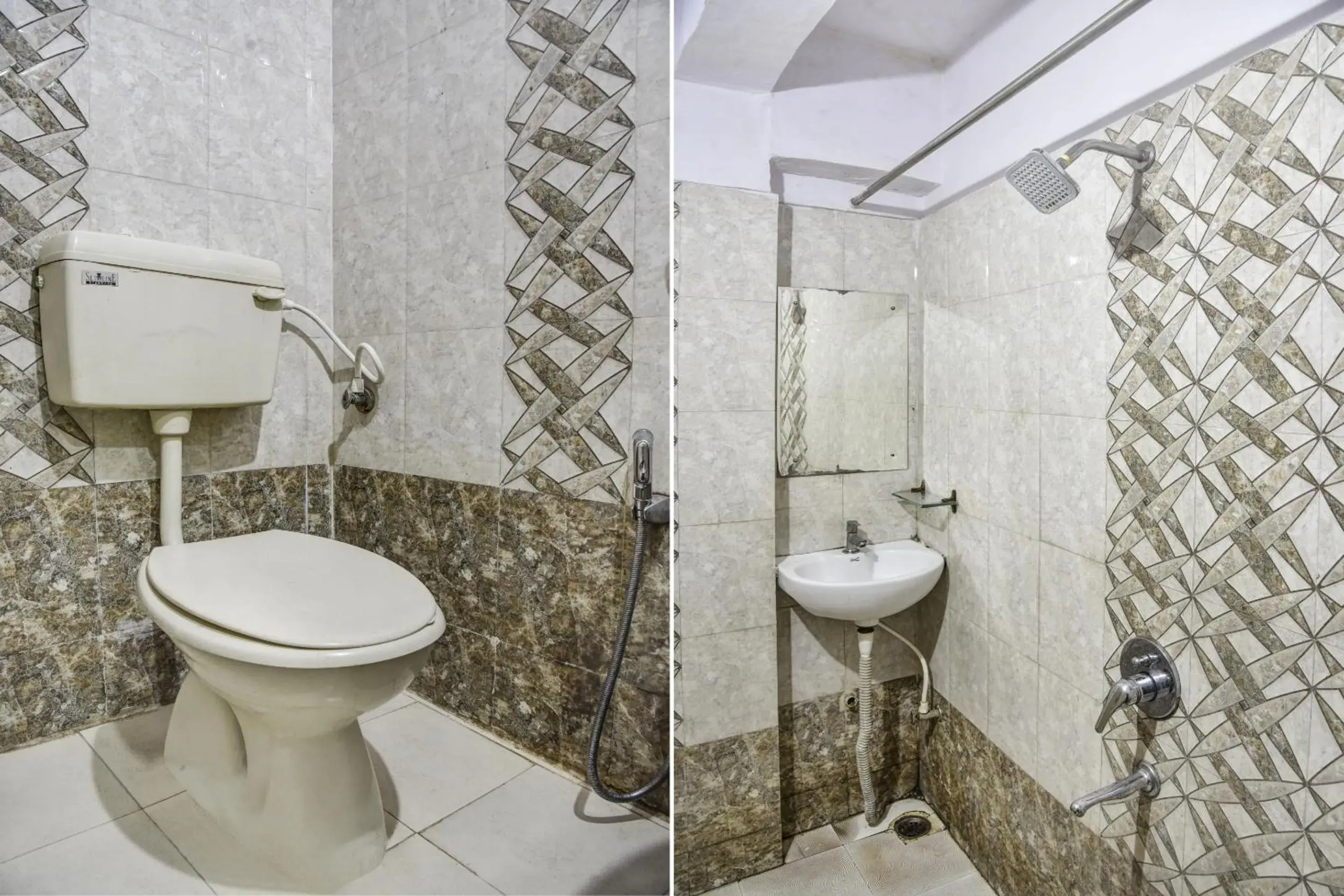 Bathroom in Hotel O Vishwa Bathroom in Hotel O Vishwa