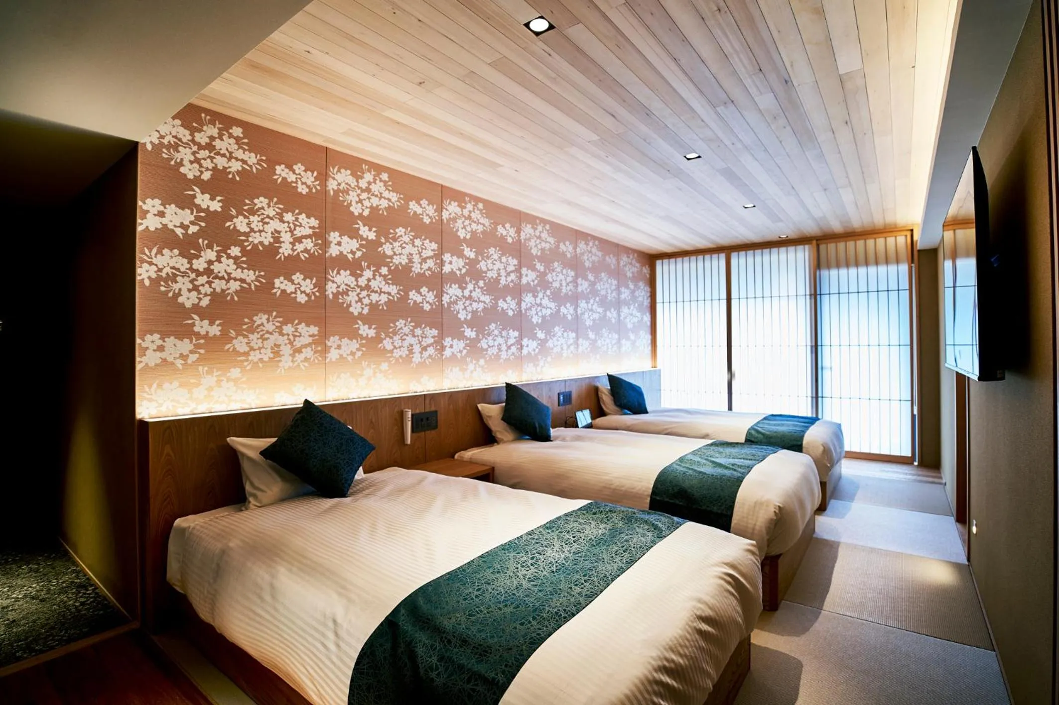 Bed in Kikokutei Bekkan