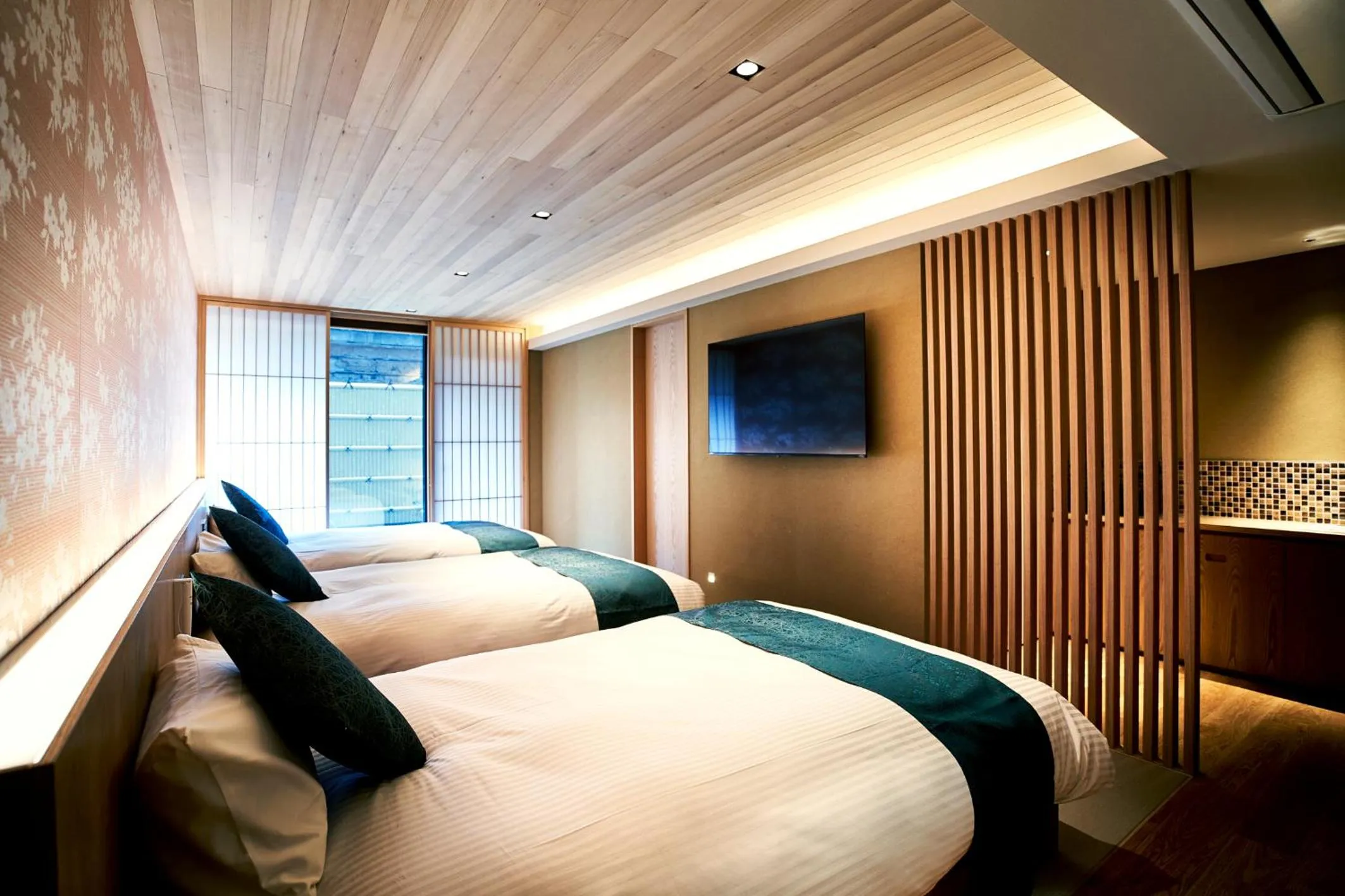 Bed in Kikokutei Bekkan